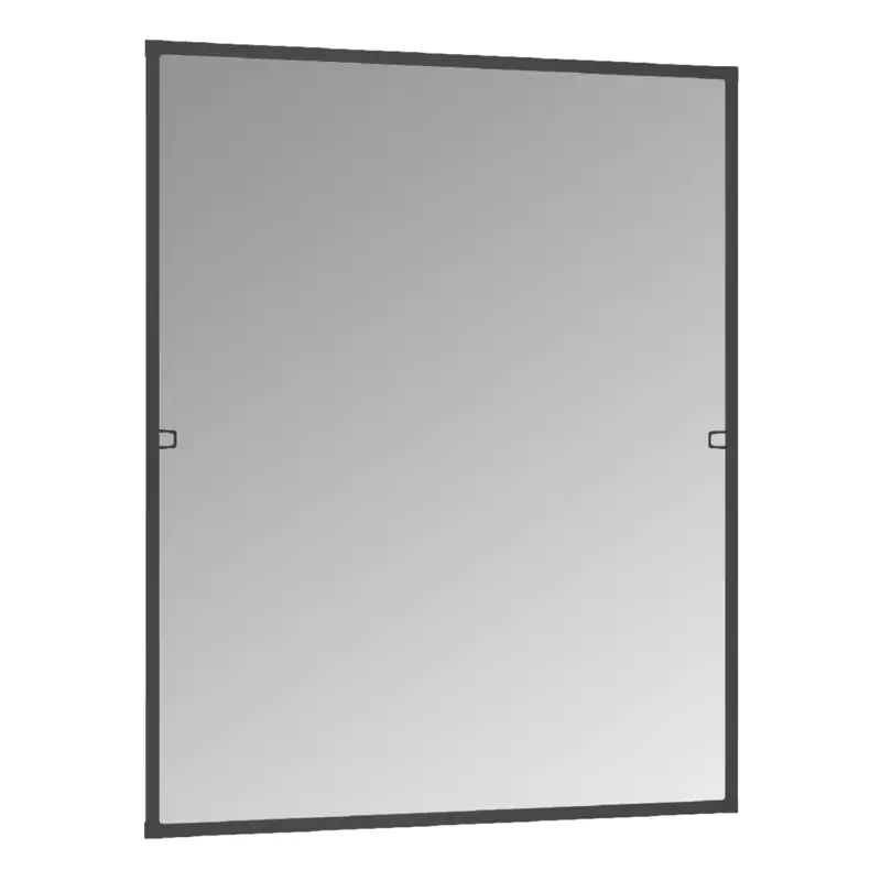 TrendLine Fliegenschutz-Fenster SLIM 120 x 150 cm anthrazit/anthrazit kürzbar