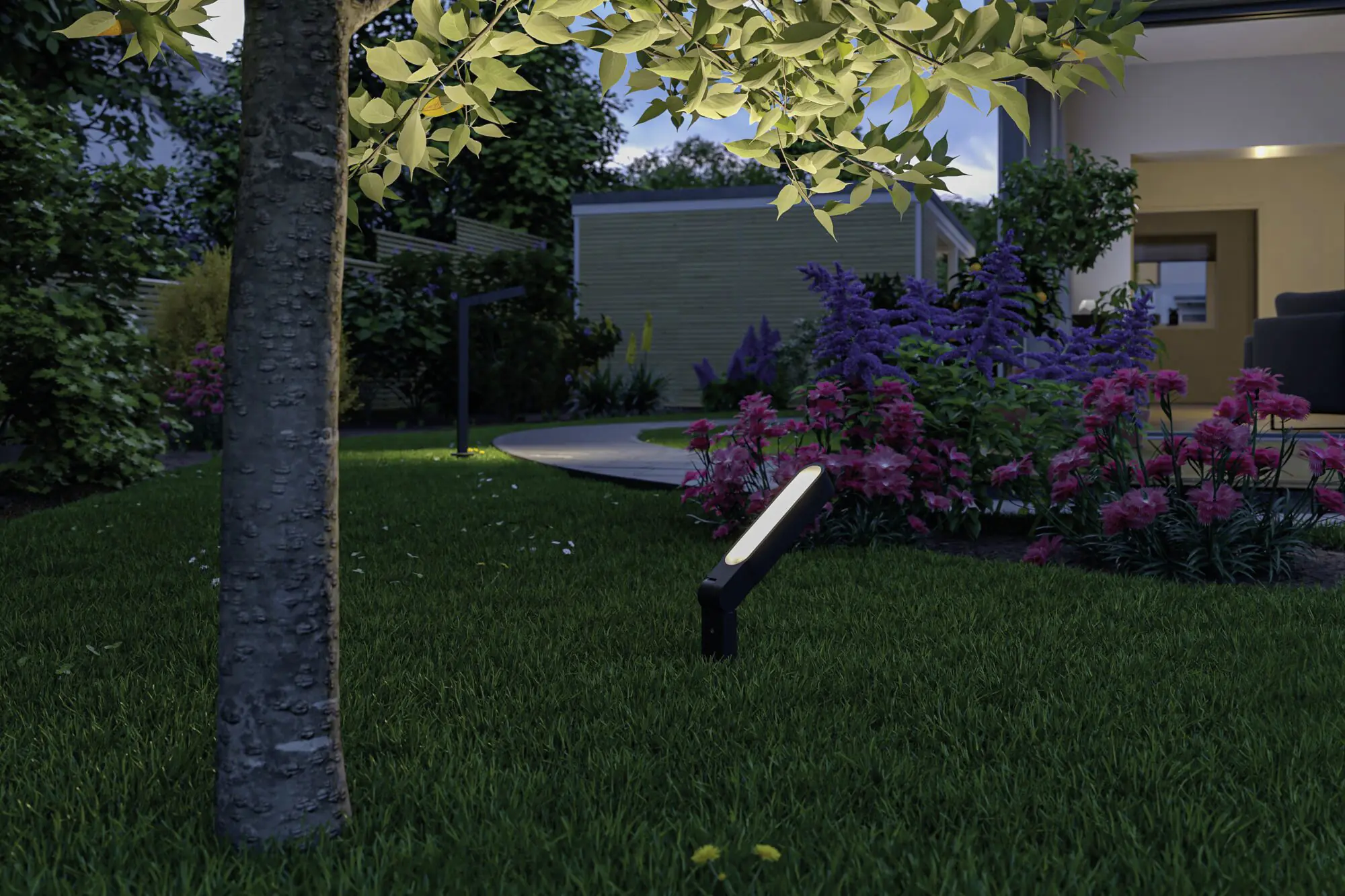 Paulmann Plug & Shine Spot Ito Outdoor, anthrazit, dimmbar, warmweiß