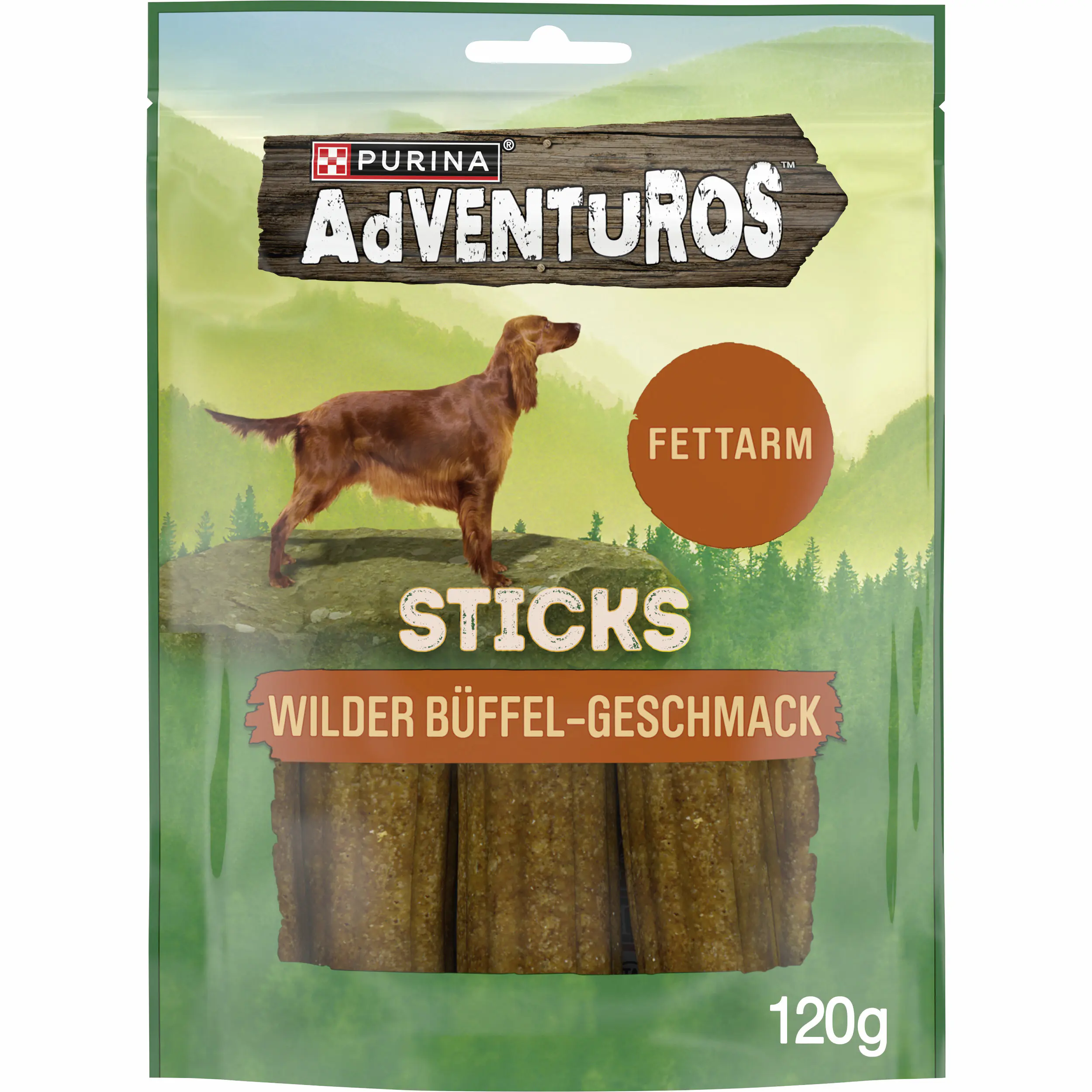 Adventuros mit Büffelgeschmack 120 g Adventuros mit Büffelgeschmack 120 g