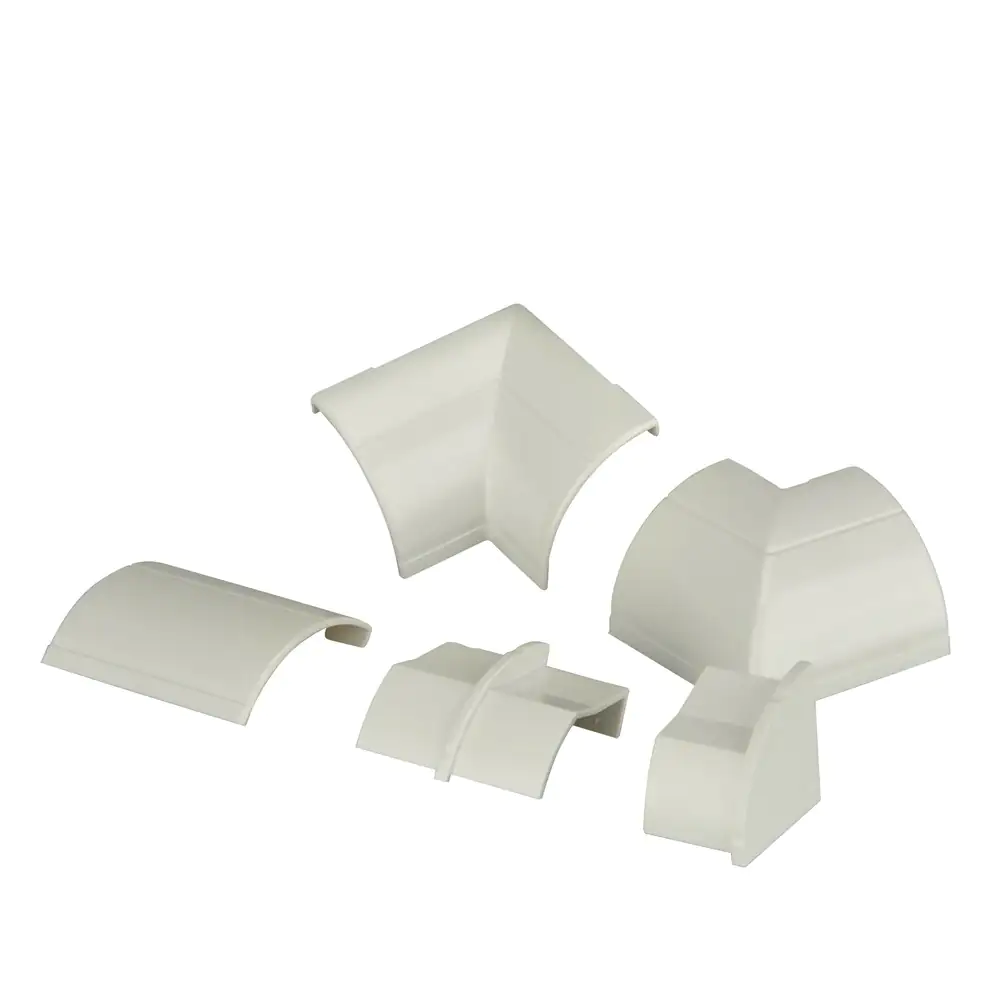 D-Line Design Kabelkanal Zubehör-Set 22x22mm weiß, 9-teilig