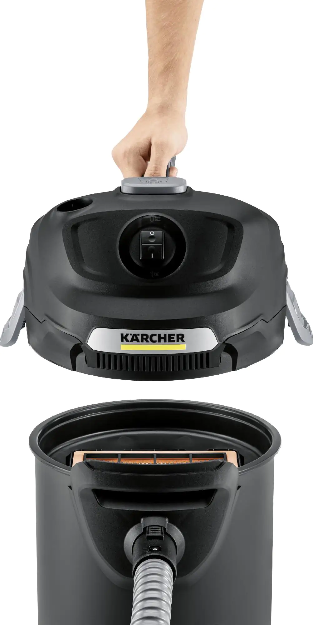 Kärcher Aschesauger AD 4 Premium 600 W 17 l für Grill und Kamin Kärcher Aschesauger AD 4 Premium 600 W 17 l für Grill und Kamin