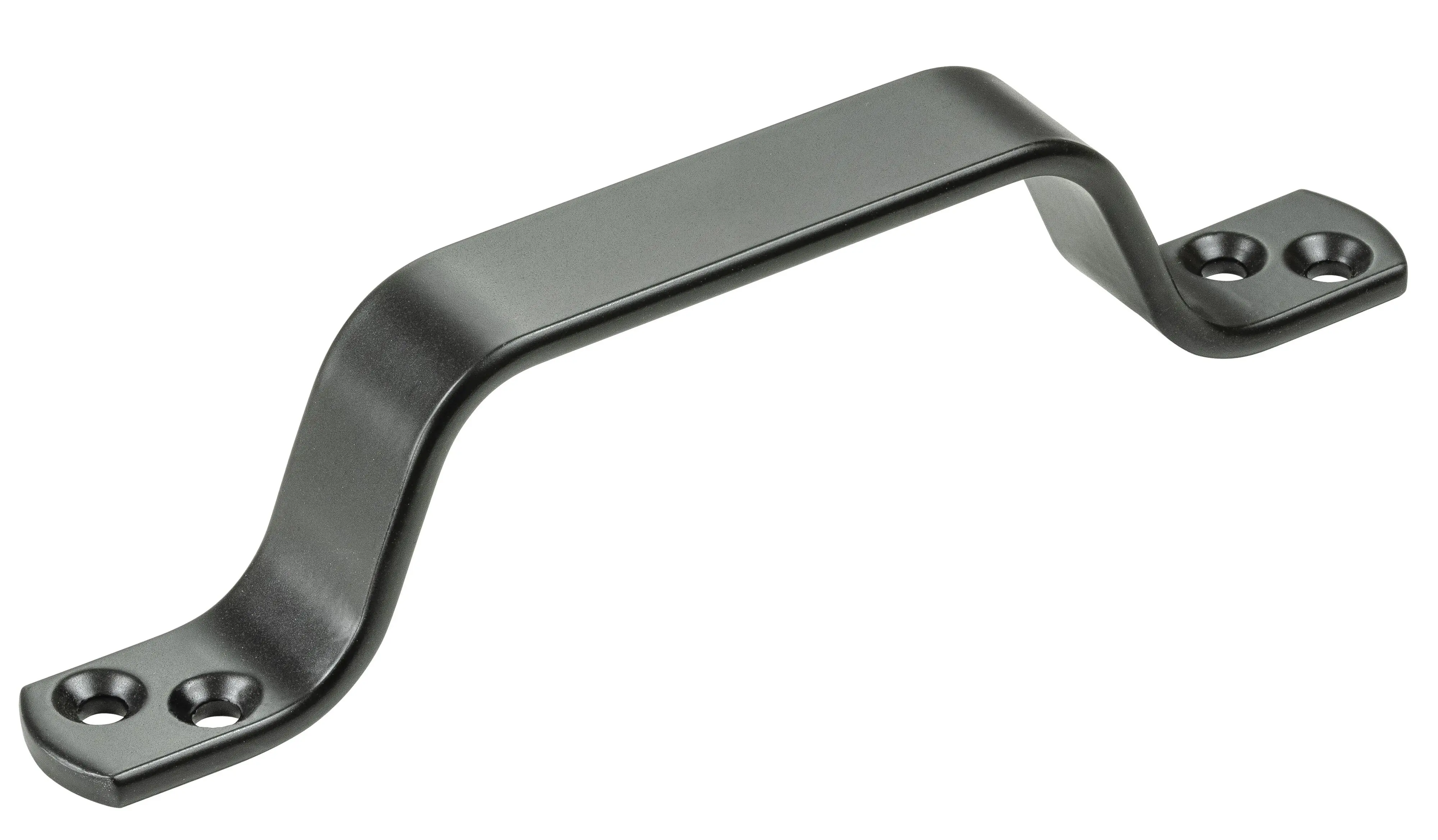 Vormann Handgriff Stahl 16 x 2 cm schwarz 