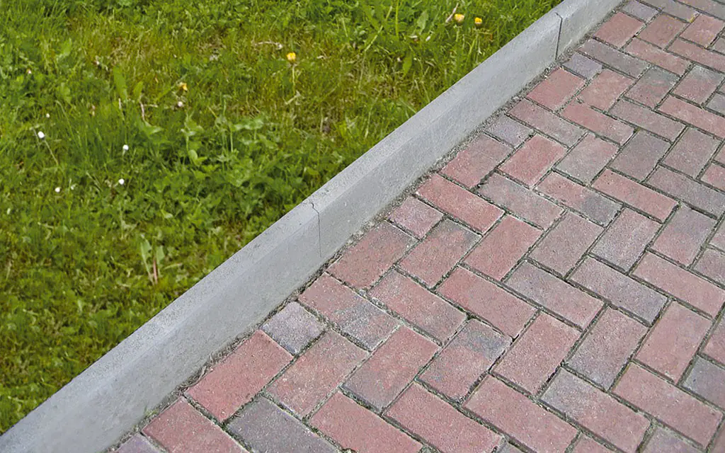 EHL Randstein Form C 100 x 25 x 6 cm grau