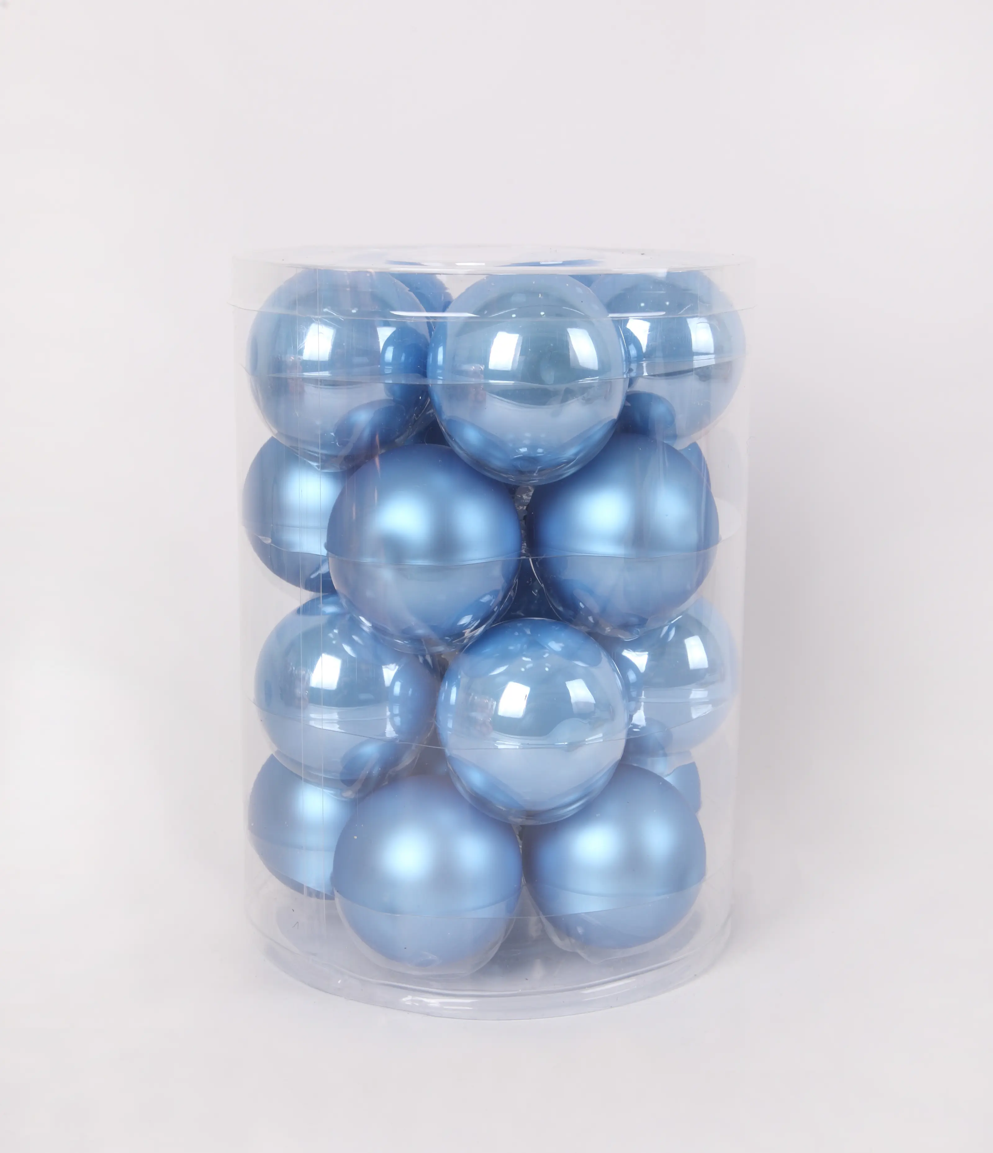 TrendLine Weihnachtskugeln aus Glas Ø 6 cm sky blue 20 Stück TrendLine Weihnachtskugeln aus Glas Ø 6 cm sky blue 20 Stück
