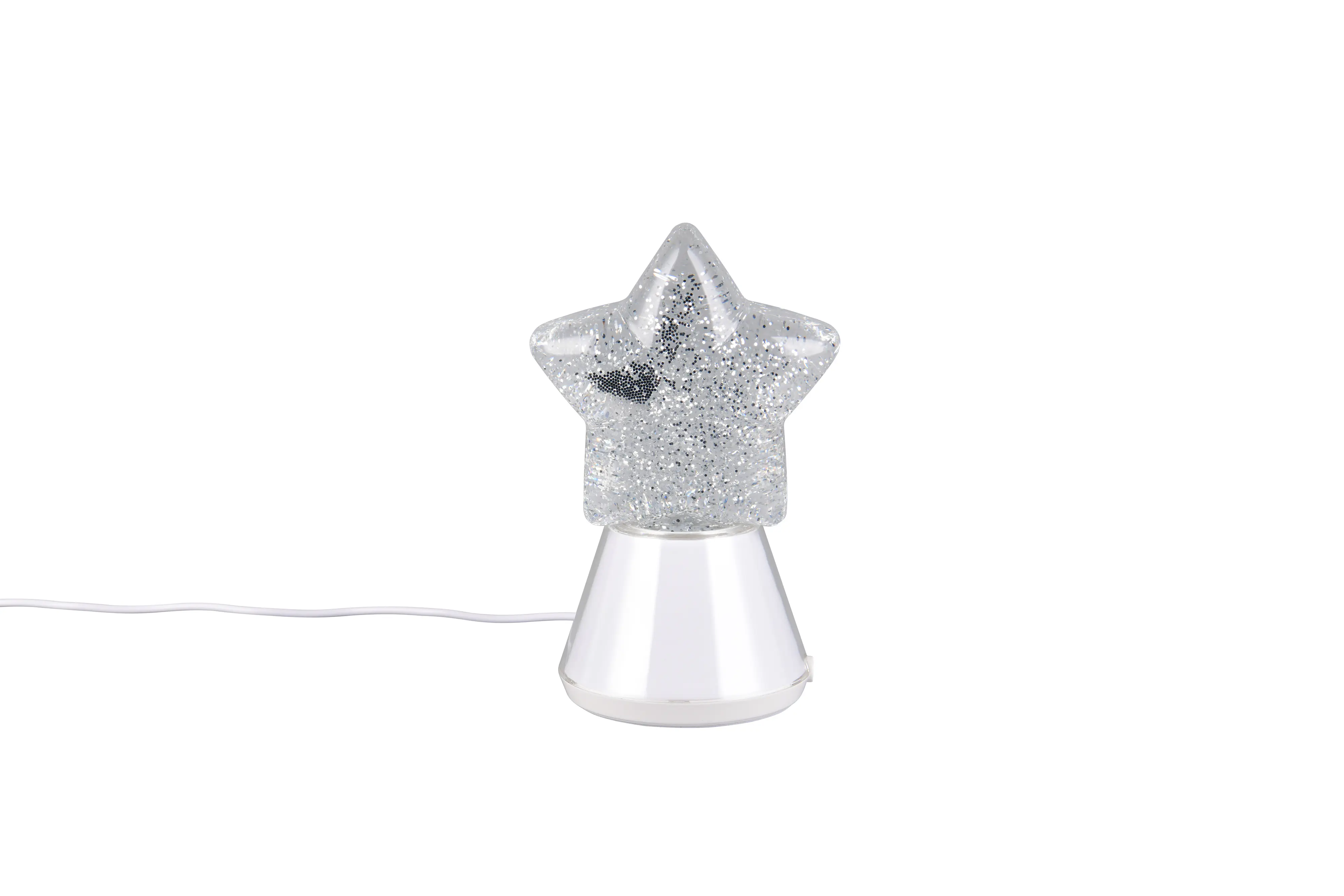 Reality LED-Tischleuchte Estella Fun Stern 12 x 19 cm rauchfarbig