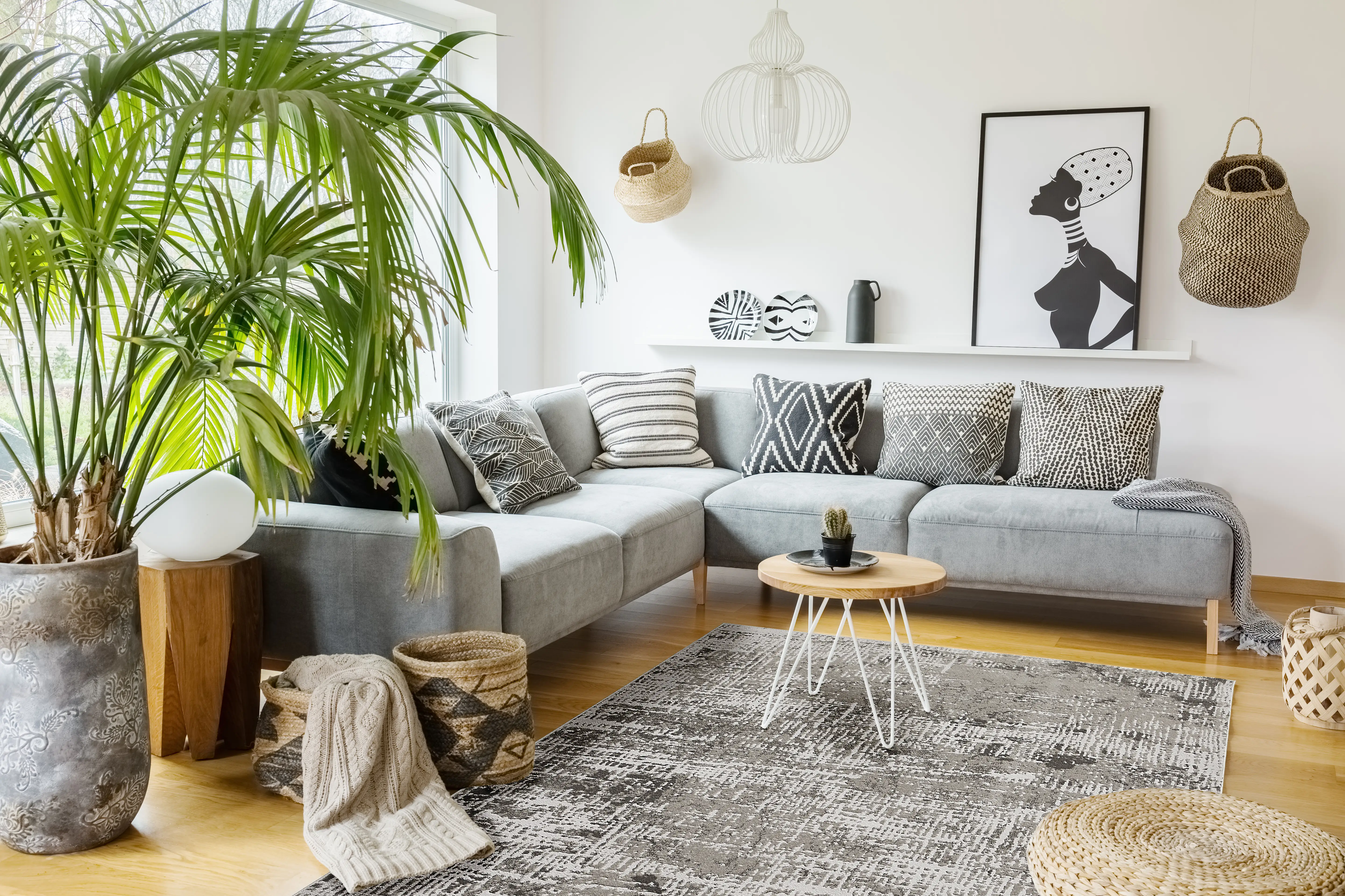 LUXOR Living Teppich Saragossa dunkelgrau, 80 x 150 cm