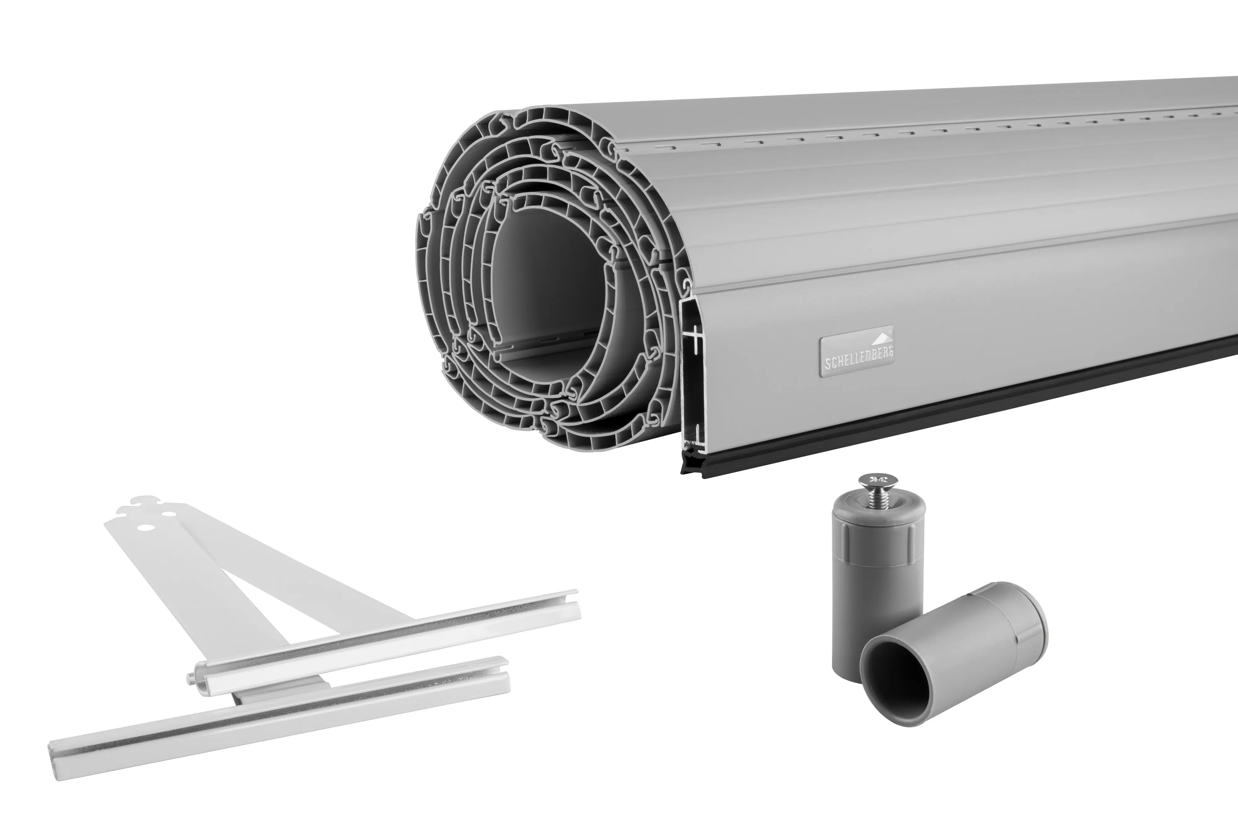 Schellenberg Rollladenpanzer komplett Set Maxi, 100 x 120 cm grau Schellenberg Rollladenpanzer komplett Set Maxi, 100 x 120 cm grau