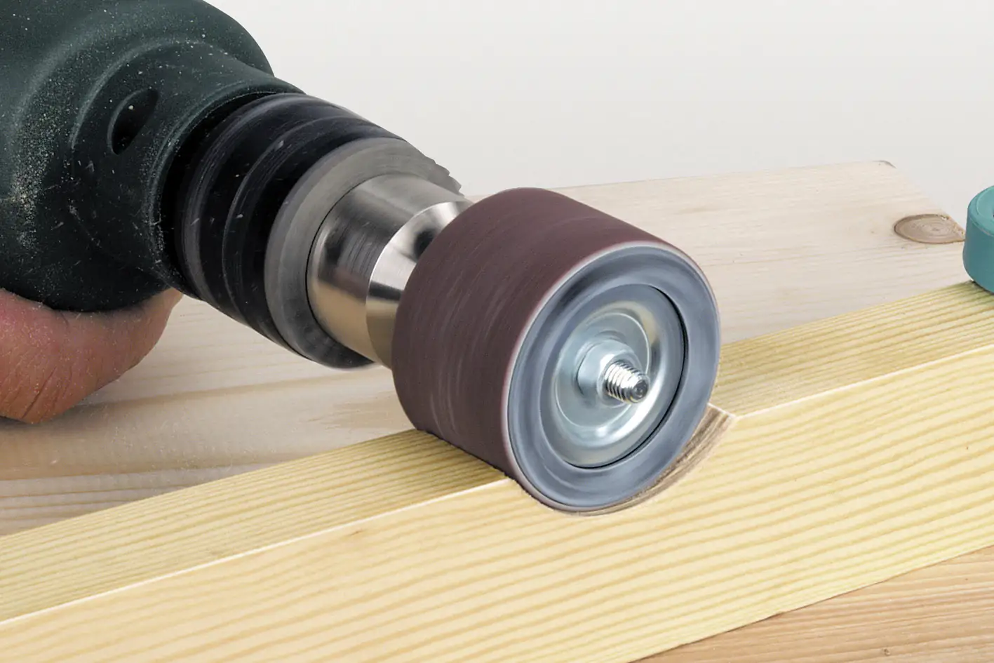 Wolfcraft Schleifzylinder Ø 6 mm inkl. 2 Schleifbänder 45 x 30 mm