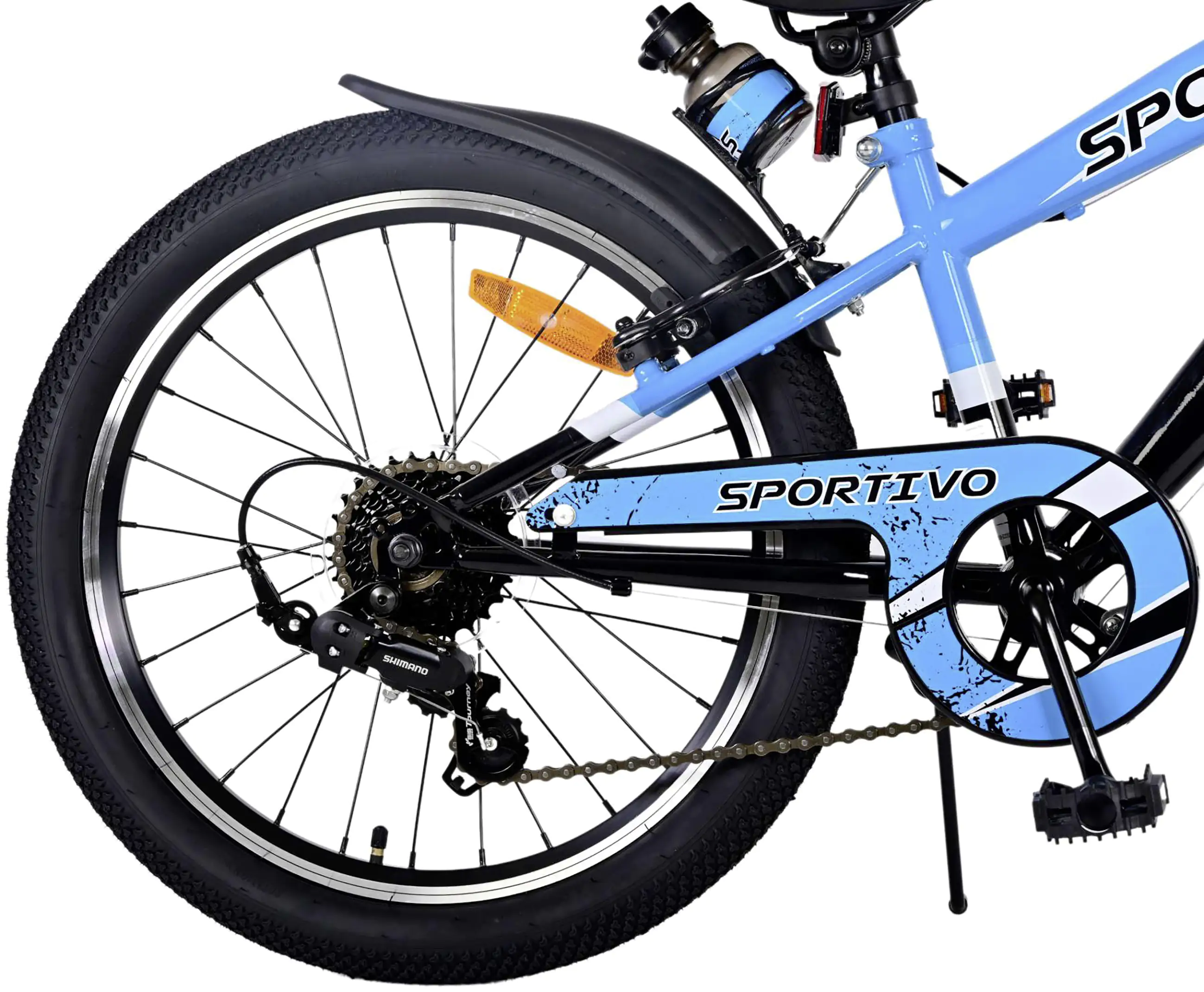 Volare Kinderfahrrad Sportivo 20 Zoll 7-Gang RH 28cm blau