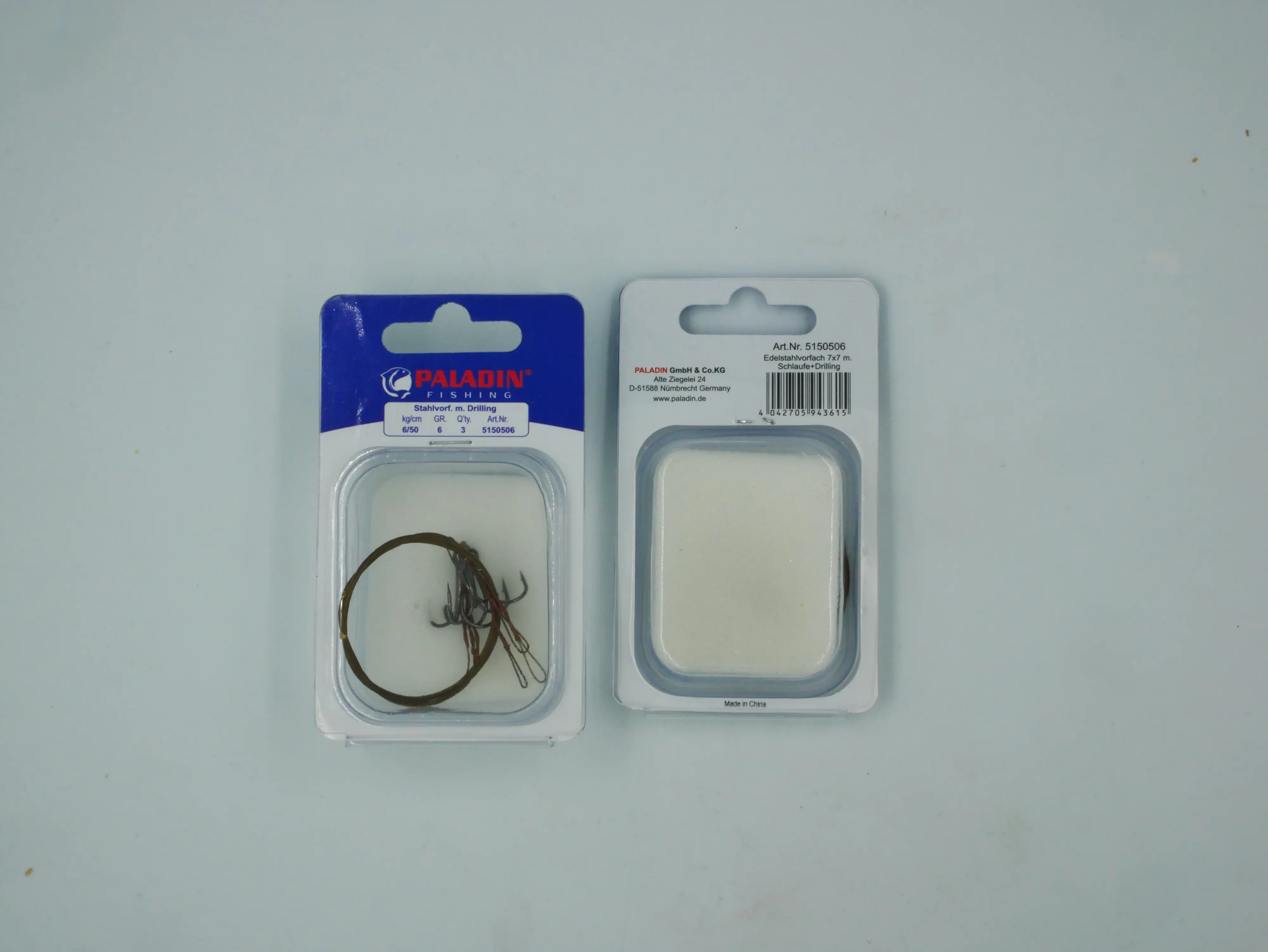 Paladin Stahlvorfach Drilling Gr. 6 Tragkraft 6 kg Länge 50cm 3 Stück Paladin Stahlvorfach Drilling Gr. 6 Tragkraft 6 kg Länge 50cm 3 Stück