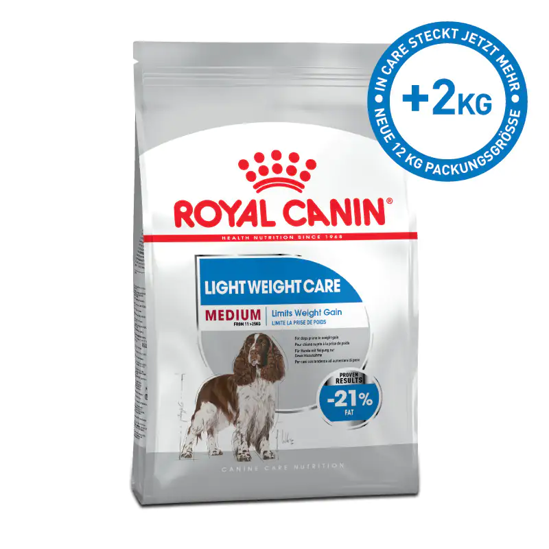 Royal Canin Light Weight Care Medium Trockenfutter für zu Übergewicht neigenden Hunden 12 kg