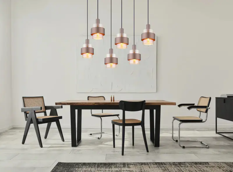 Globo Hängeleuchte Milley 96 x 34,5 (L x B) bronze matt