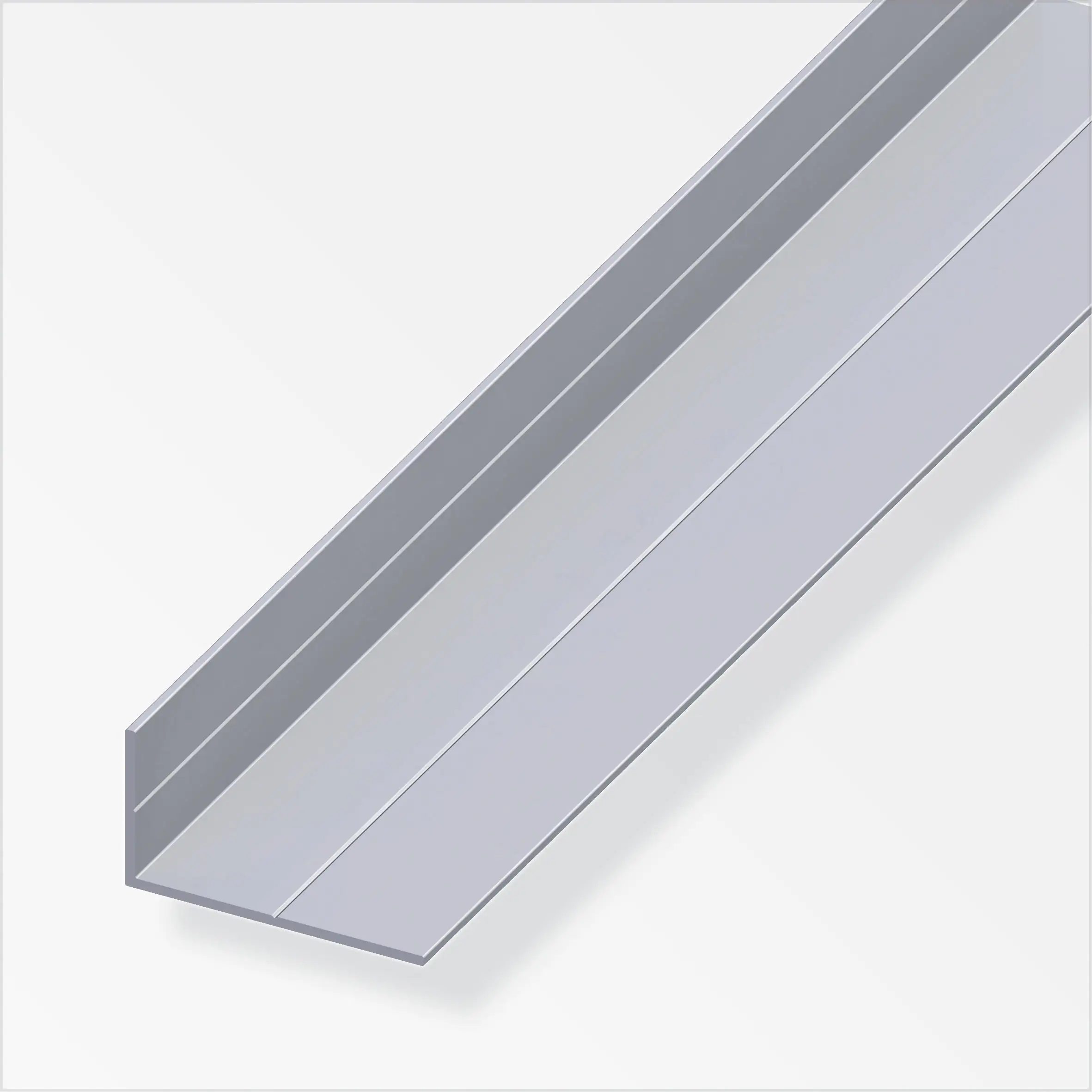 alfer Winkel 1 m, 7.5 x 12.5 mm Aluminium roh blank