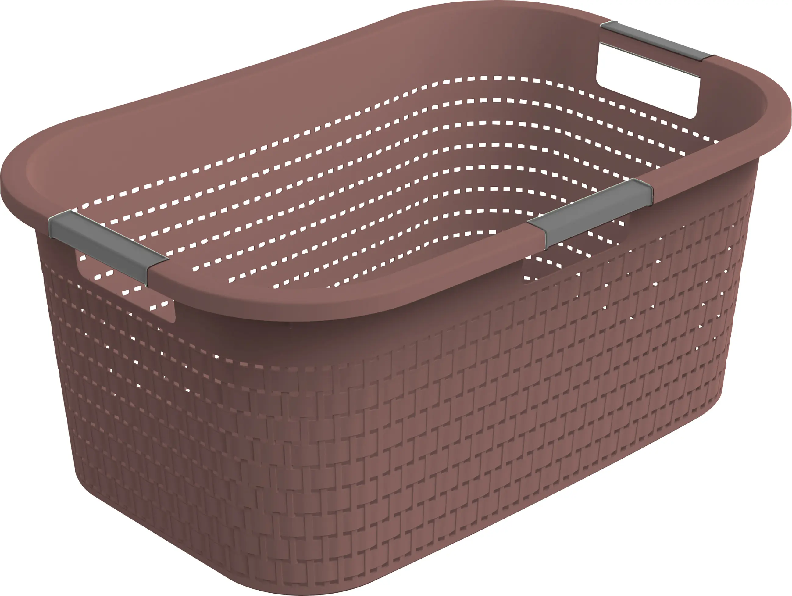 Rotho Wäschekorb Country, 40 L iron rot Rotho Wäschekorb Country, 40 L iron rot