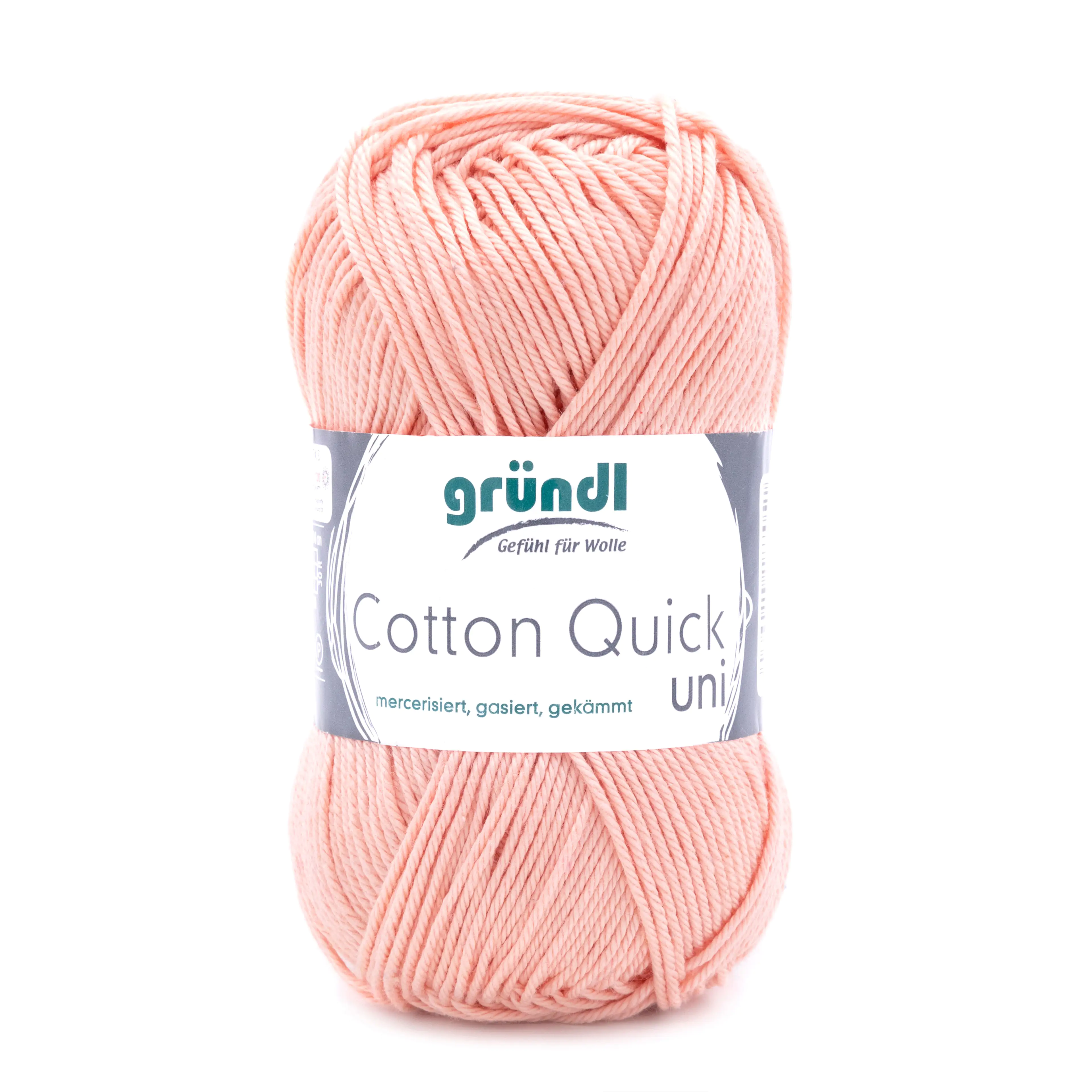 4036014187051 Gründl Wolle Cotton Quick 50 g uni apricot
