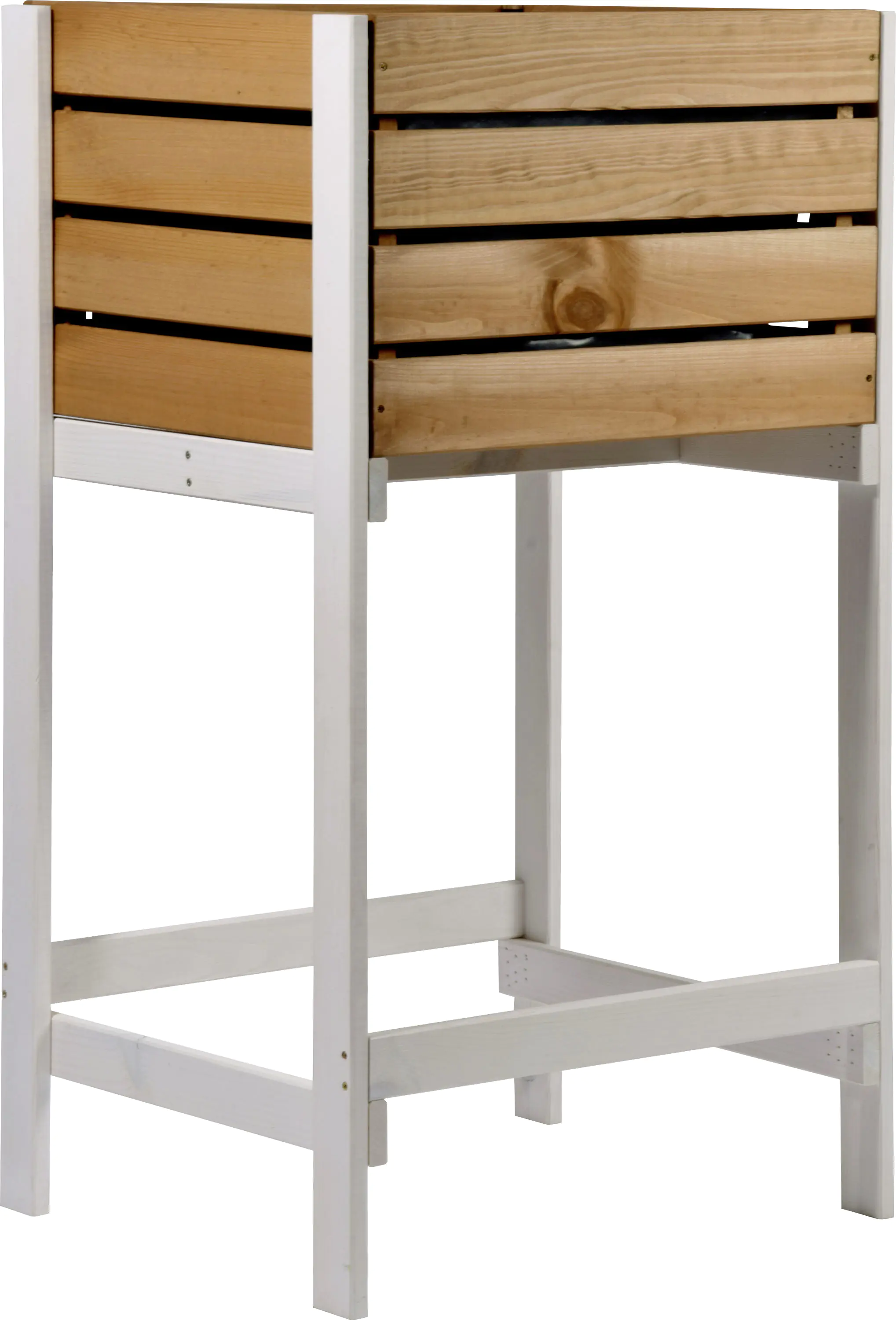 Dobar Hochbeet Obstkiste braun 49 x 42 x 90 cm Dobar Hochbeet Obstkiste braun 49 x 42 x 90 cm