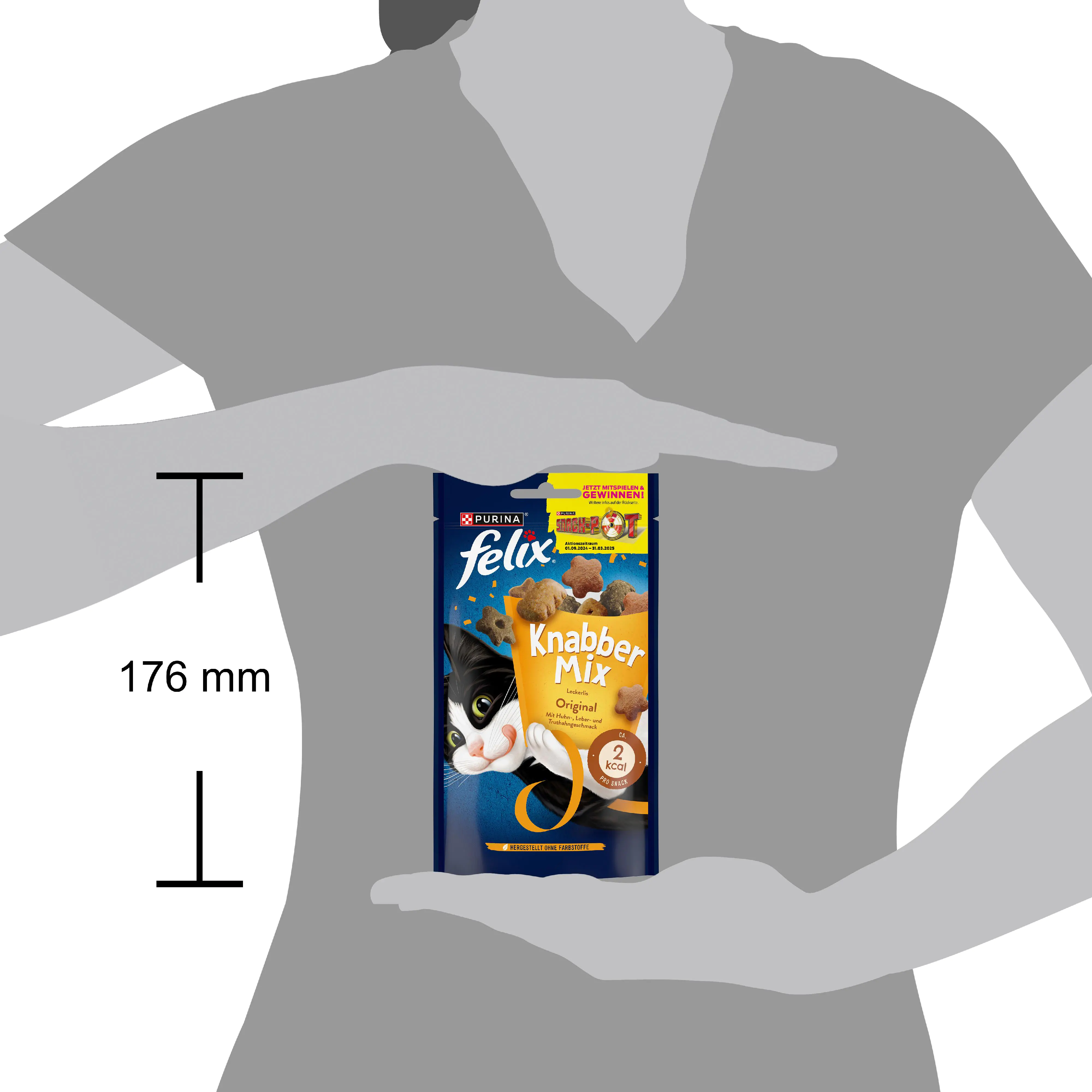 Felix Knabbermix Katzensnack Original 60g Felix Knabbermix Katzensnack Original 60g
