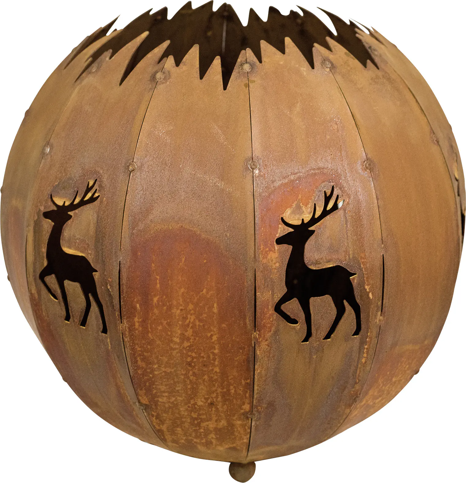 Badeko Kugel Hirsch Ø 30 cm rostbraun