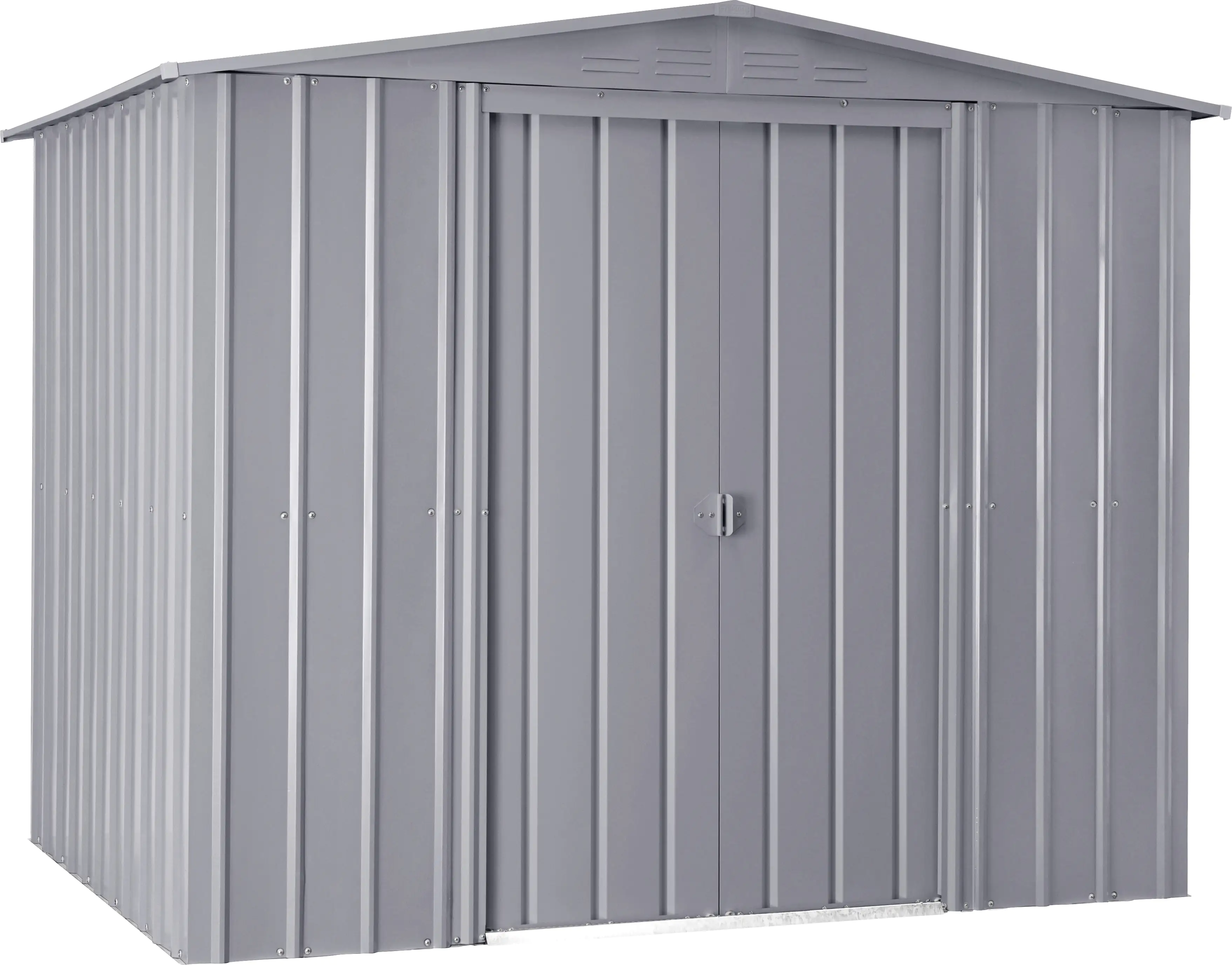 Globel Metallerätehaus Dream 88 245 x 247 x 198 cm silber-metallic