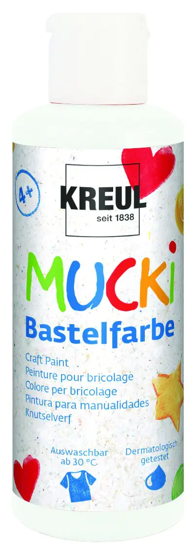 Kreul Mucki Bastelfarbe weiß 80 ml Kreul Mucki Bastelfarbe weiß 80 ml