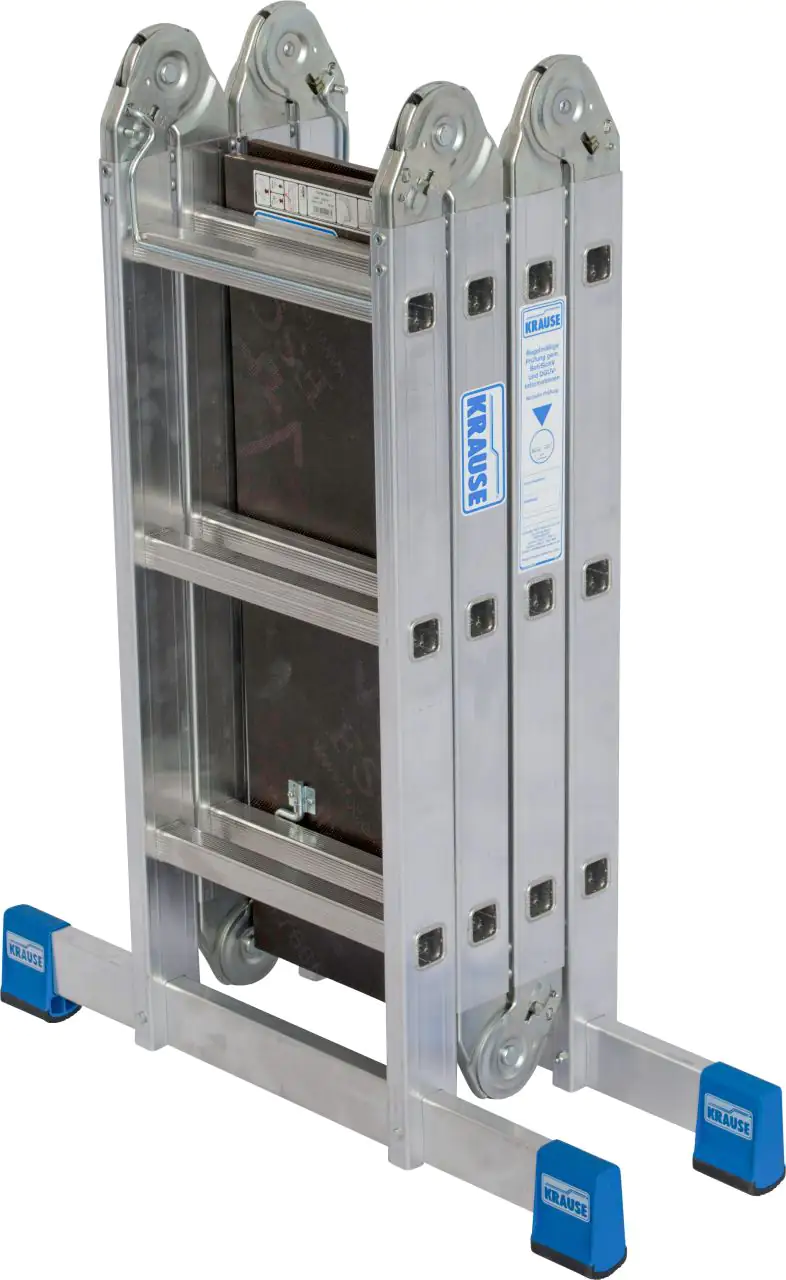 Krause Aluminium-Gelenkleiter STABILO + Multiboard 4,40 m