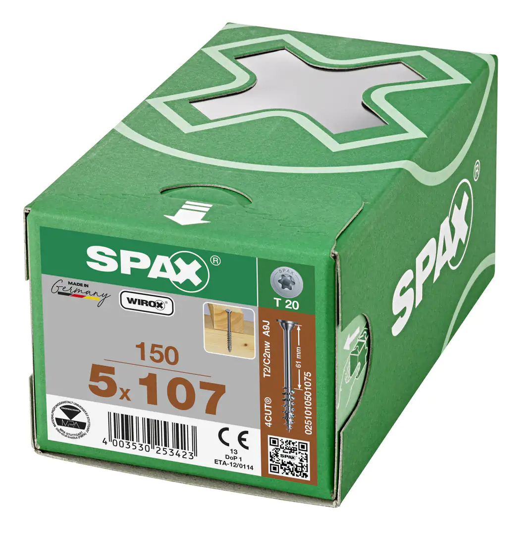 Spax Universalschrauben 5.0 x 107 mm TX 20 - 150 Stk.