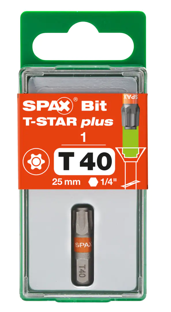 Spax Schrauberbit T-STAR plus T40
