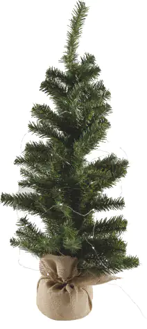 TrendLine LED-Lichterkette Mini Außen 3,9 m warmweiß mit Timer, 8 Lichteffekten