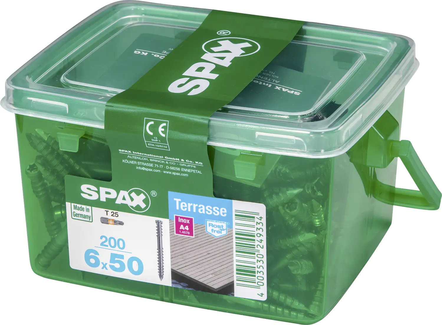 Spax Terrassenschrauben 6.0 x 50 mm TX 25 - 200 Stk.