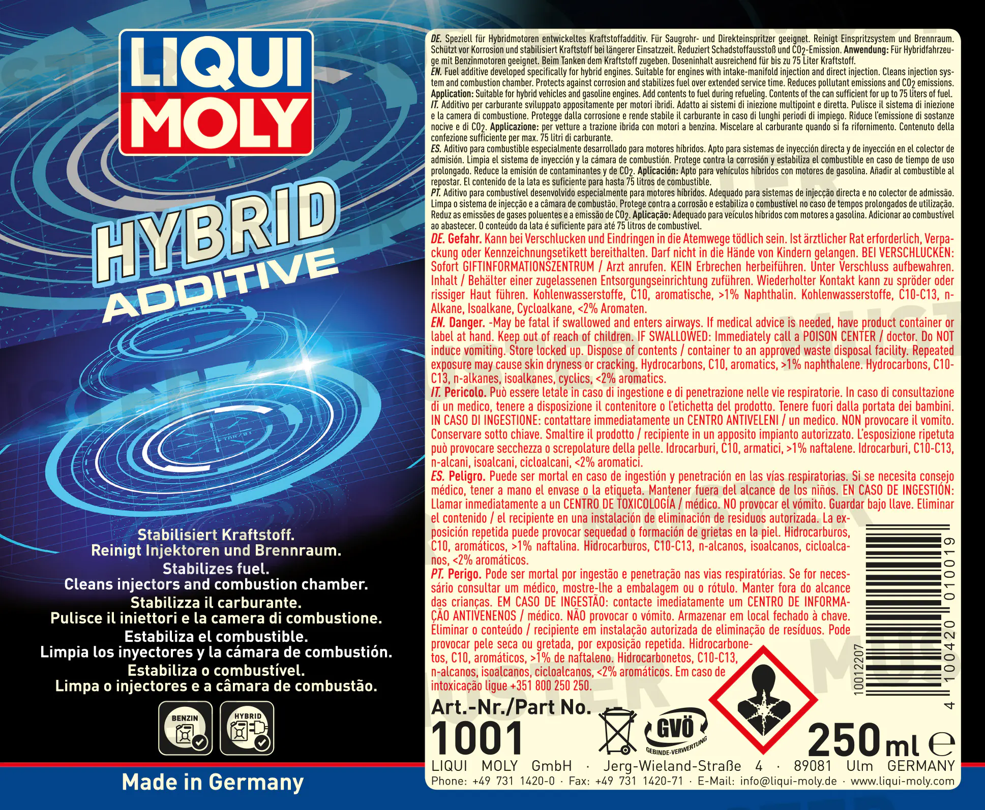 Liqui Moly Hybrid Additive 250 ml