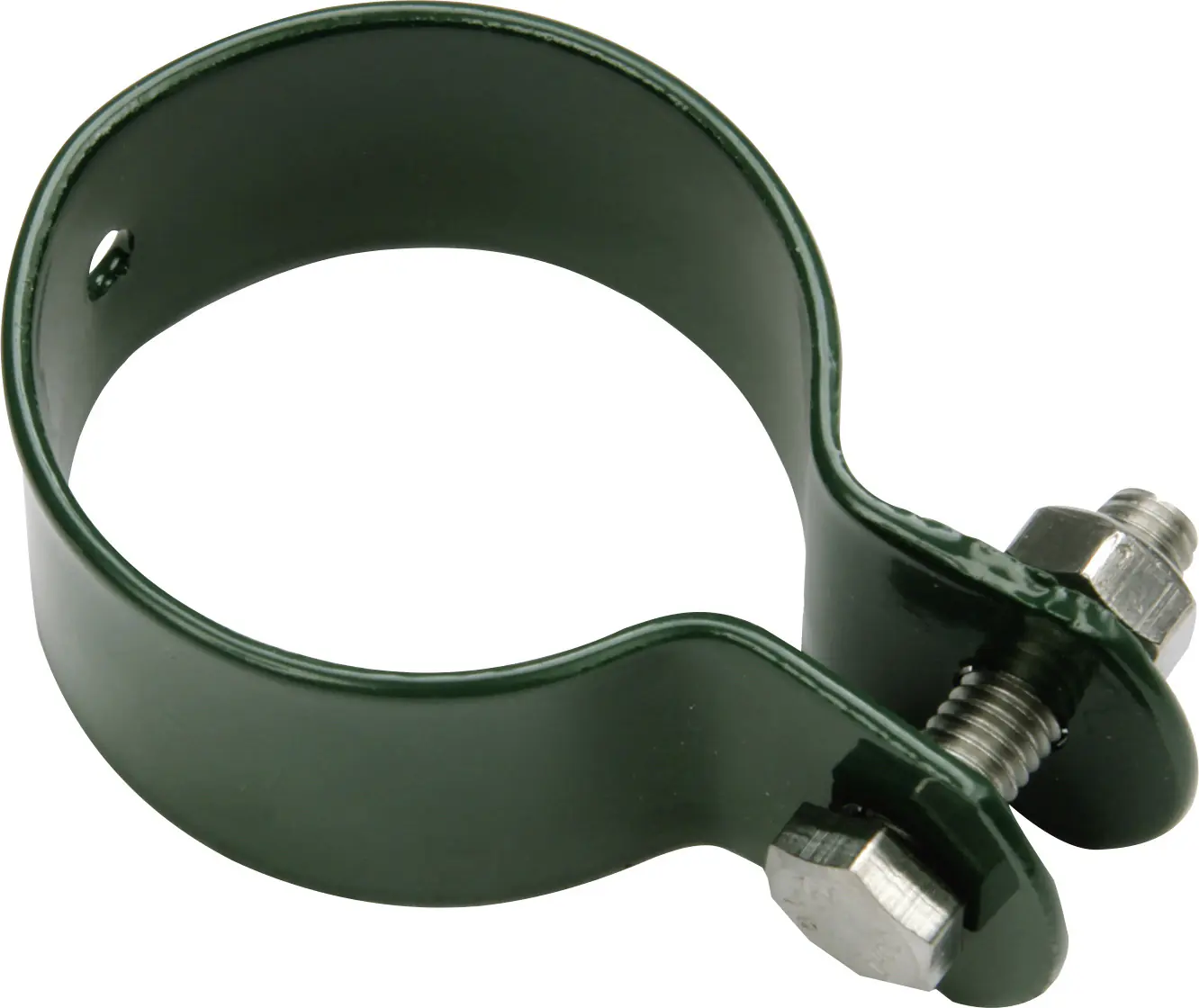 Floraworld Zaunschelle mit 6-Kantschraube Ø 4 cm moosgrün