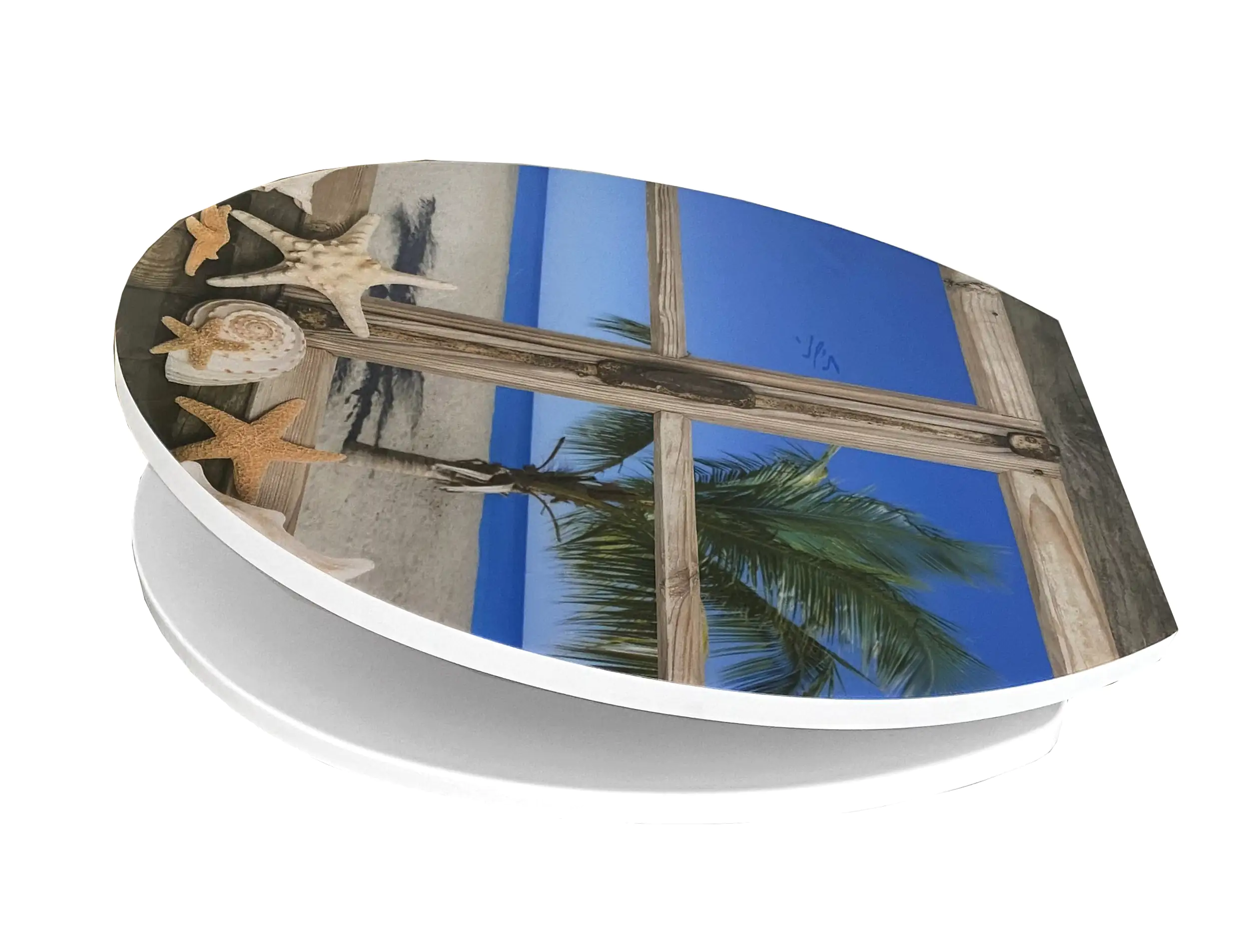 Primaster WC-Sitz mit Absenkautomatik Karibik weiß