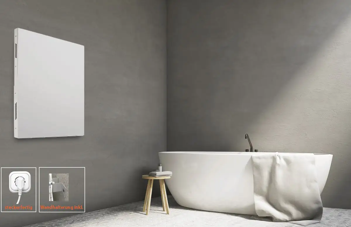 Bella Jolly Infrarot Metallheizkörper 60x80 cm 580 Watt, weiß Bella Jolly Infrarot Metallheizkörper 60x80 cm 580 Watt, weiß