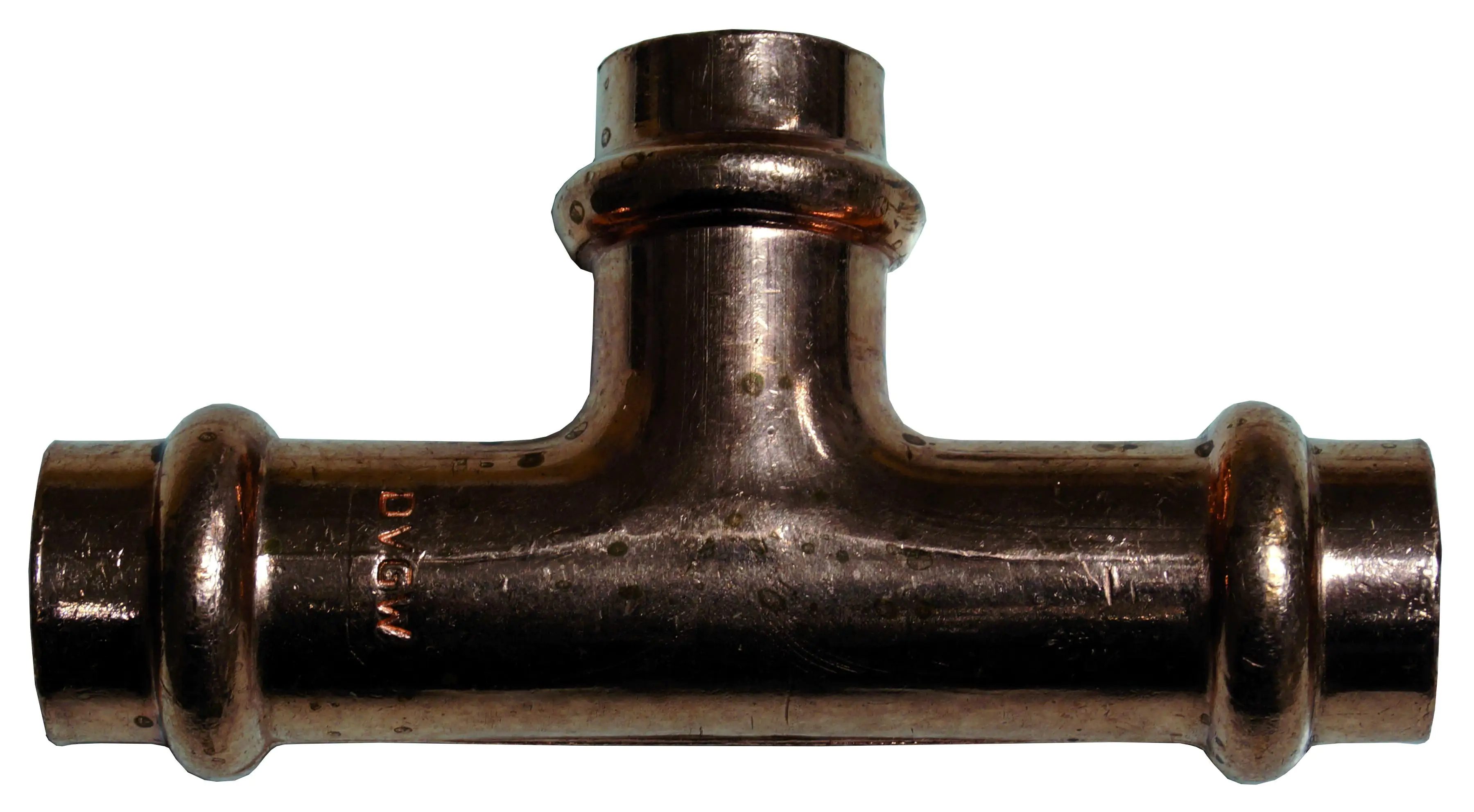 Cornat Press-T-Stück Kupfer, ø 22 mm, 10 STück