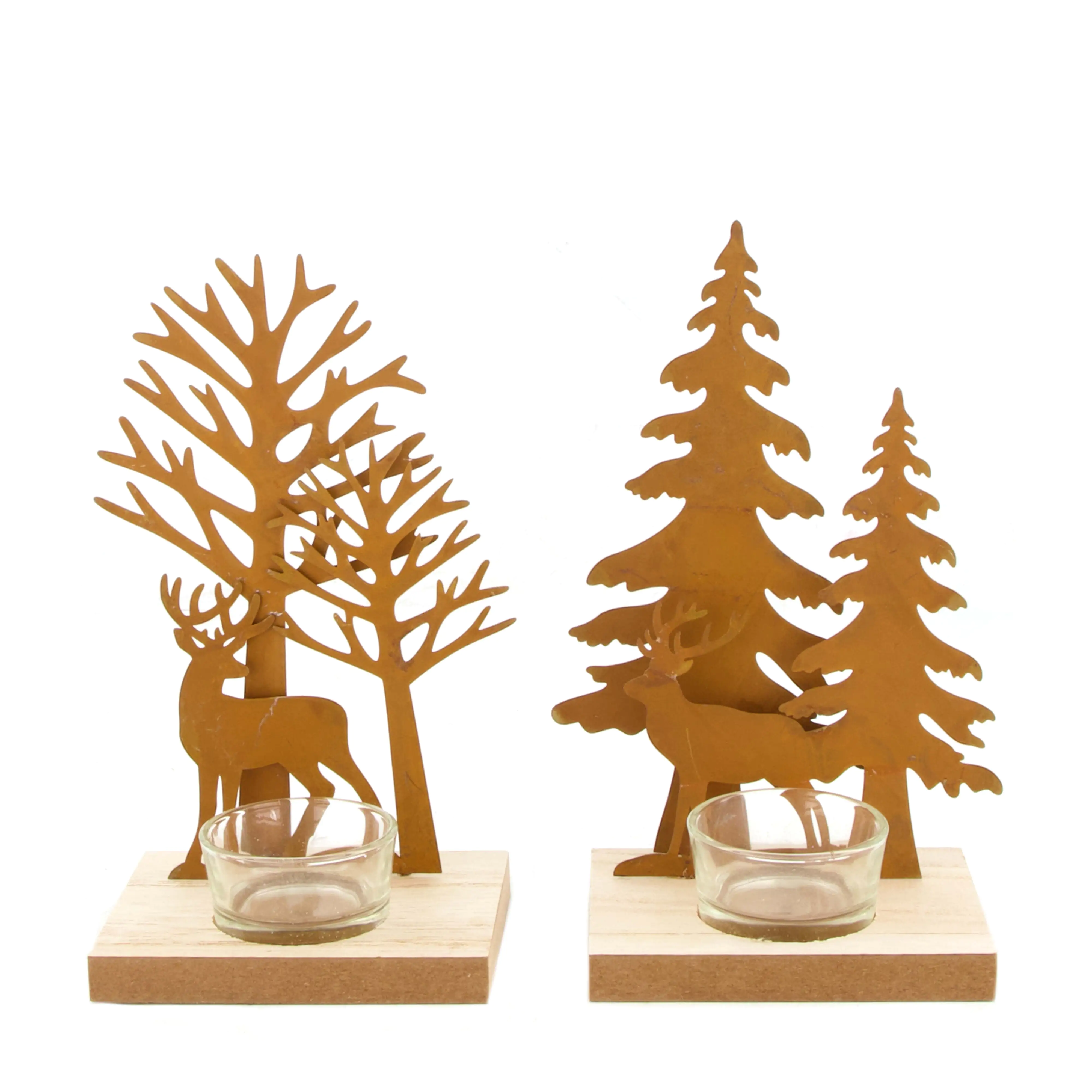 Dijk Teelichthalter Rost 12 x 8 x 18,5 cm Dijk Teelichthalter Rost 12 x 8 x 18,5 cm