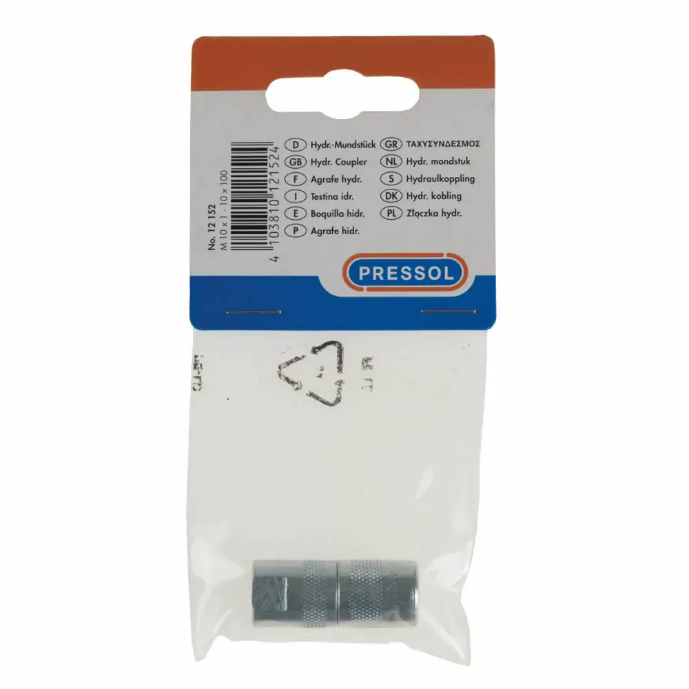 PRESSOL Hydraulikmundstück M 10x1 IG 4-Backen für Fettpresse PRESSOL Hydraulikmundstück M 10x1 IG 4-Backen für Fettpresse