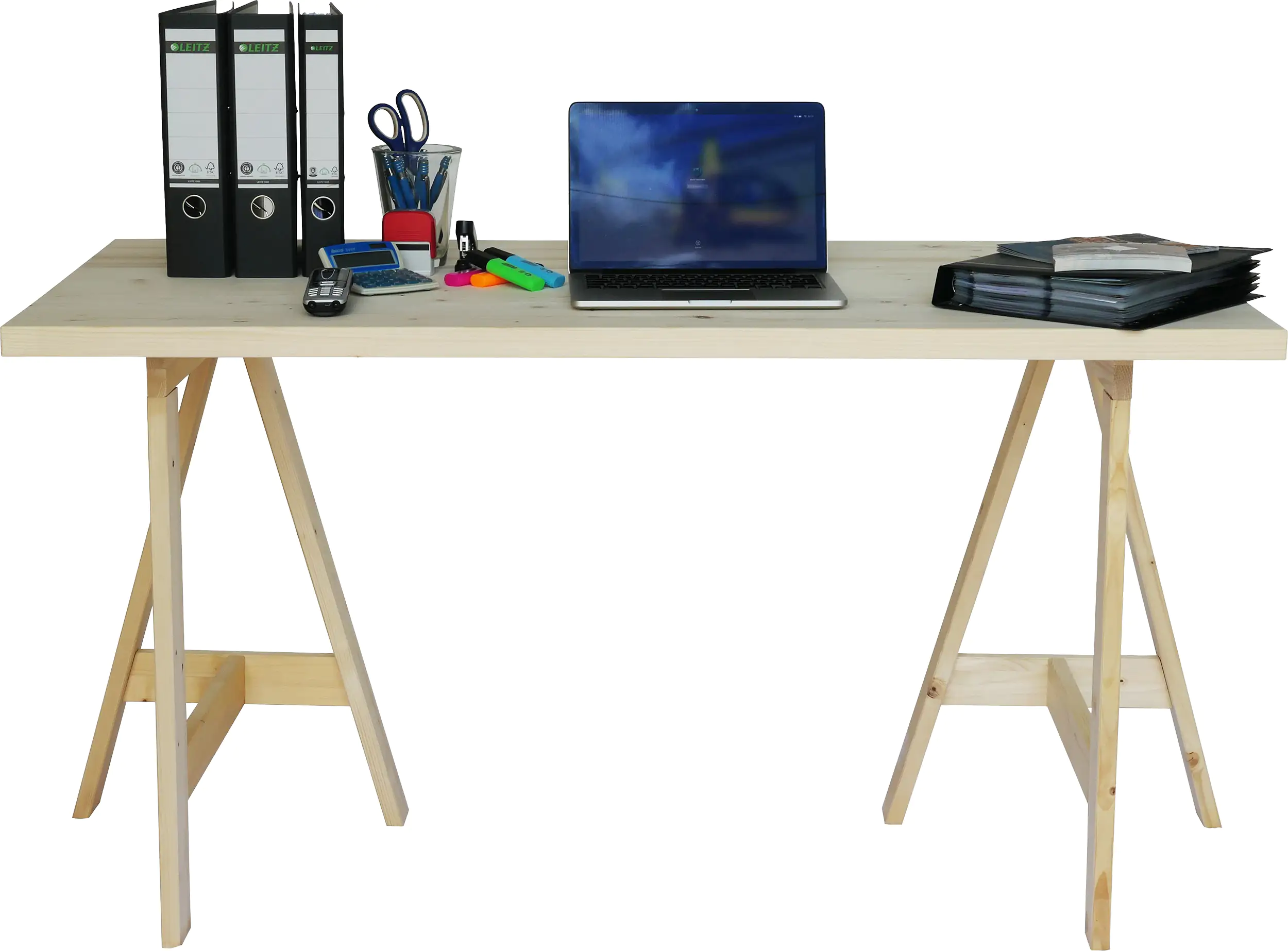 Mehrzwecktisch als SET incl. Tischbeine Fichte massiv unbehandelt