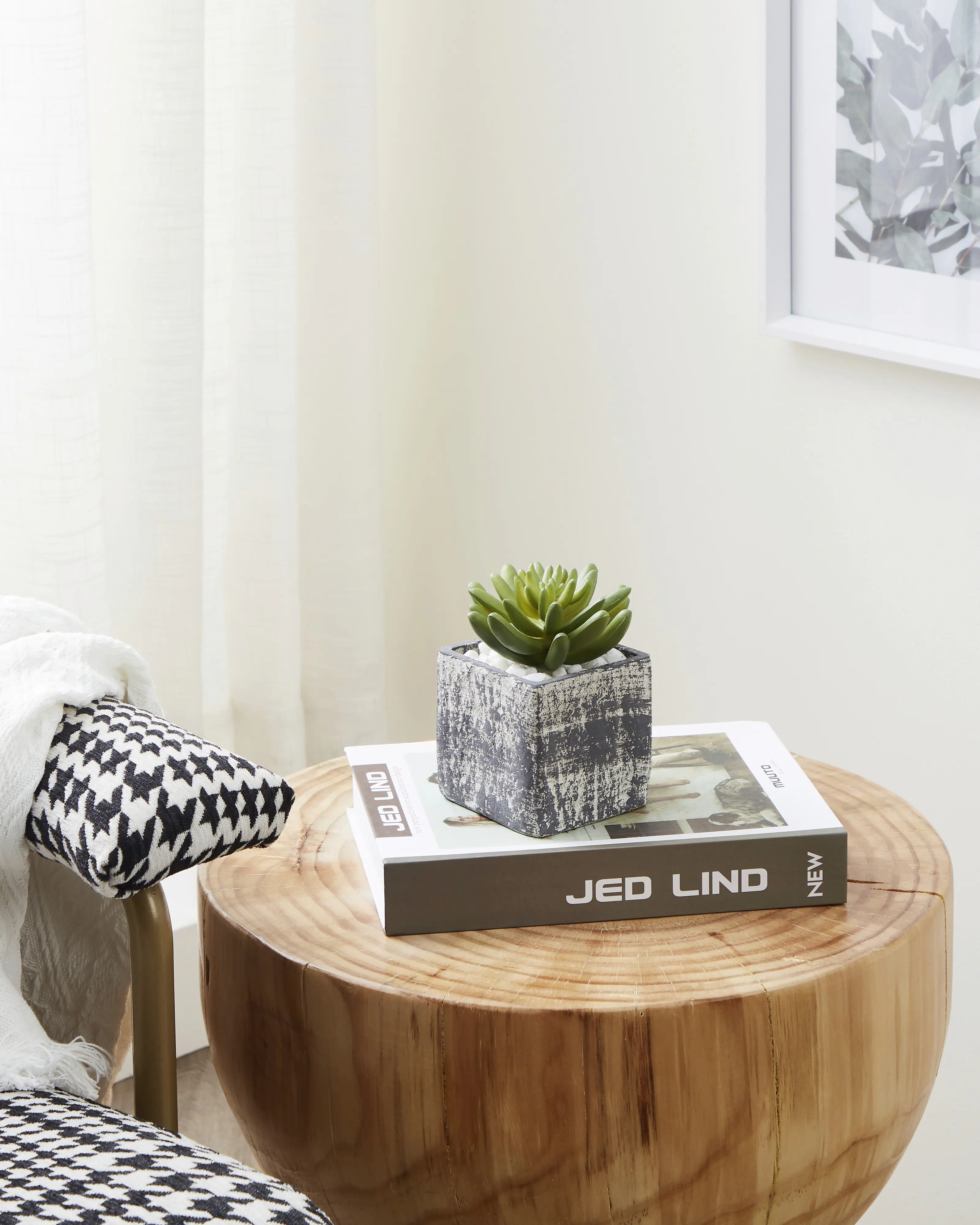 Eglo Kunstpflanze Sukkulente Chitose im Topf grün 12 x 7,5 cm