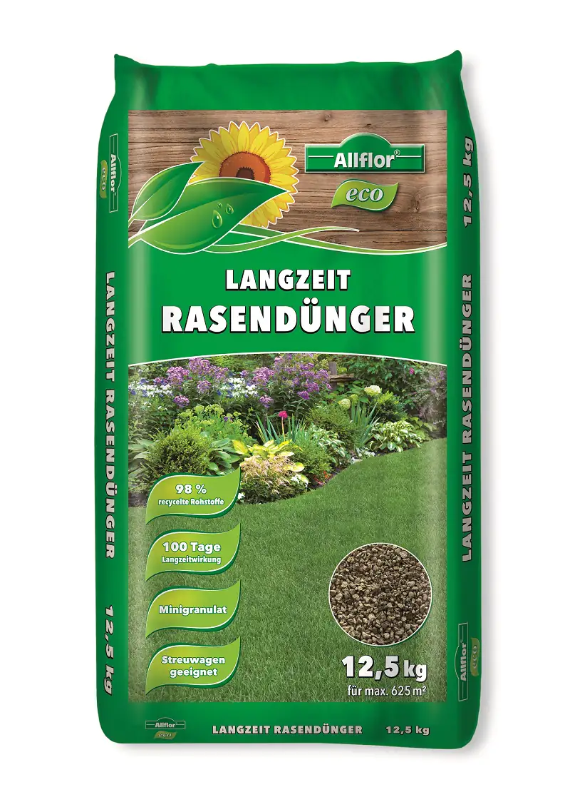 Allflor eco Langzeit Rasendünger 12,5kg Beutel