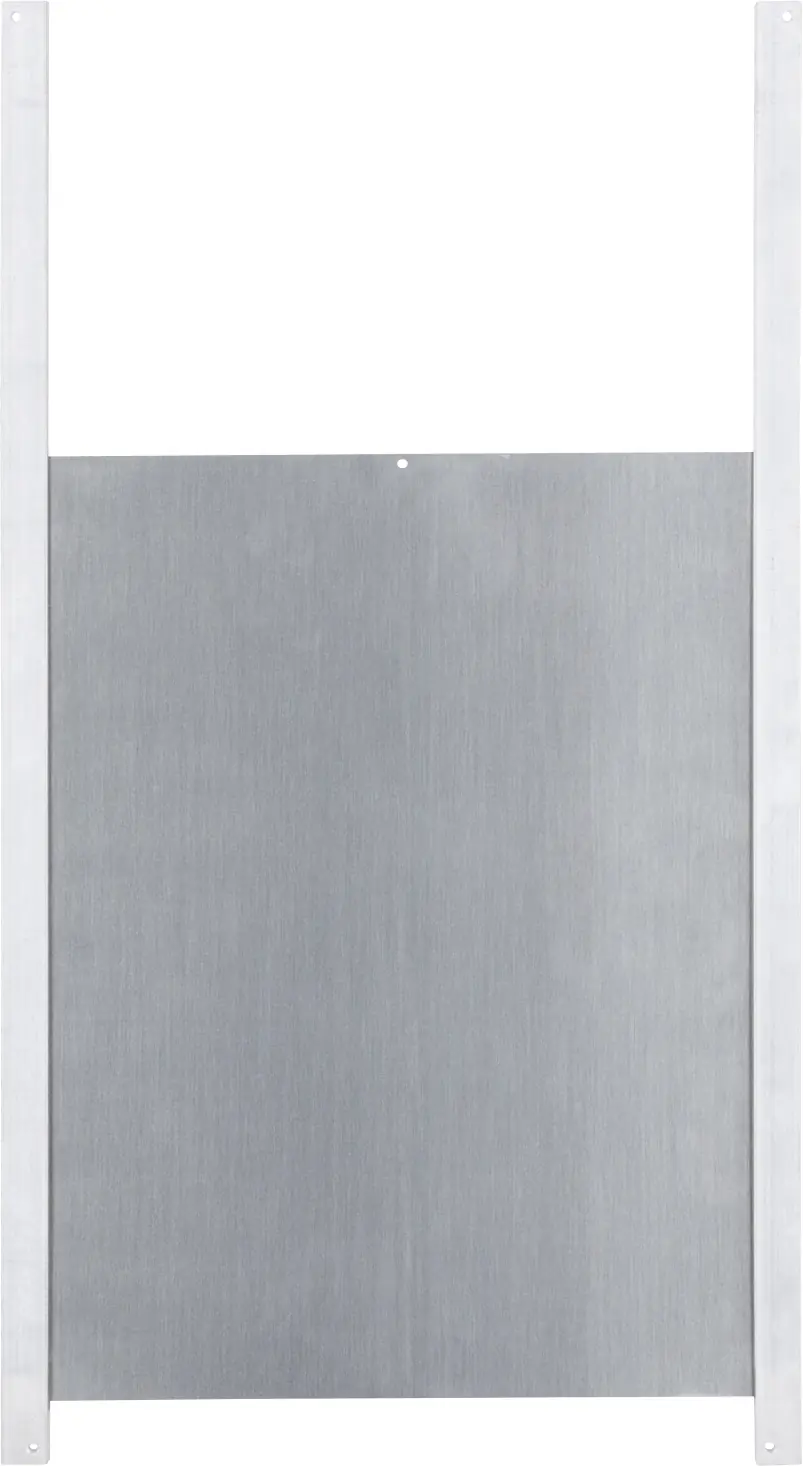 Kerbl Hühner-Schiebetür 300 x 400mm Alu Silber, 30x40 cm
