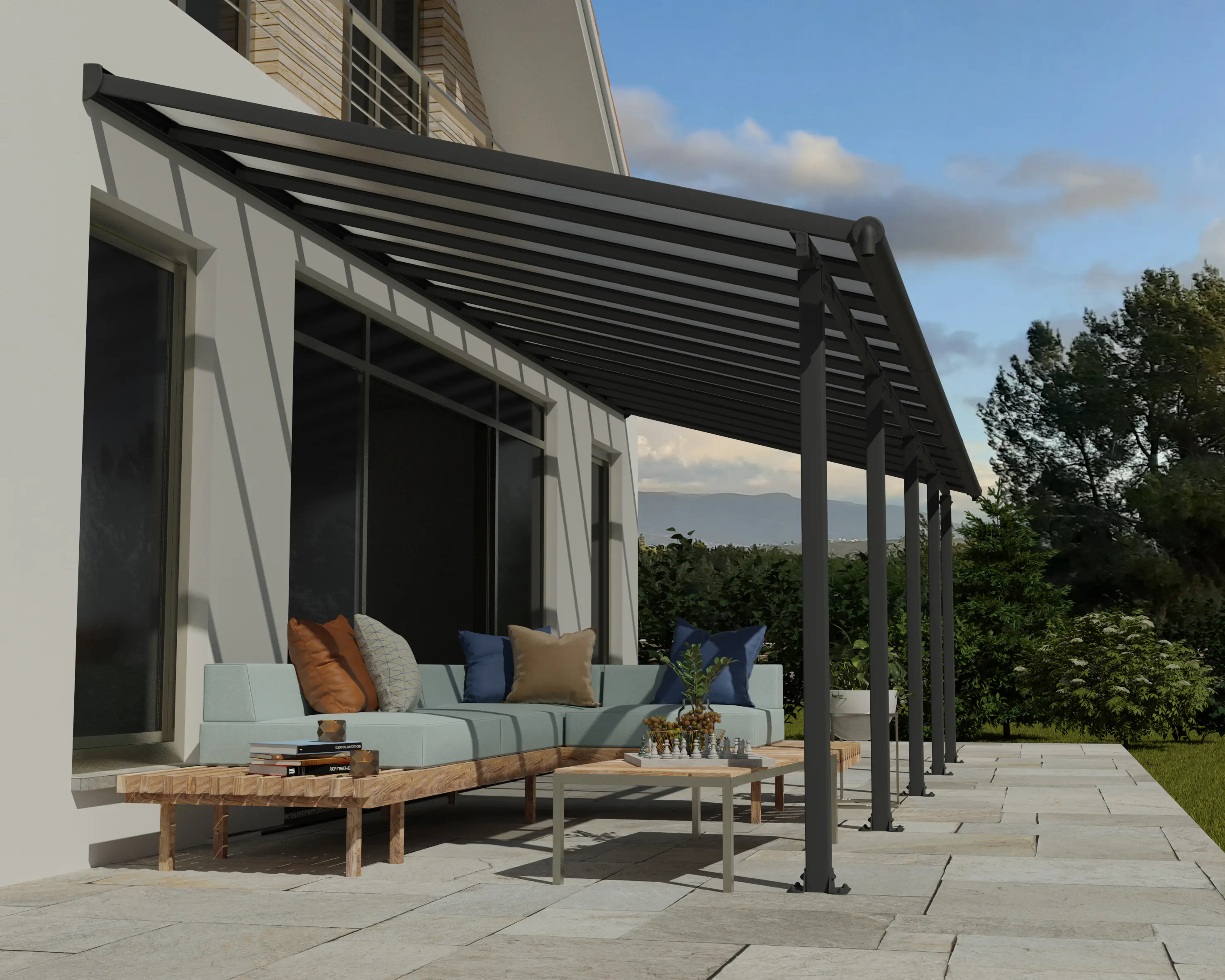 Canopia Terrassenüberdachung Olympia 3x8.6 Canopia Terrassenüberdachung Olympia 3x8.6