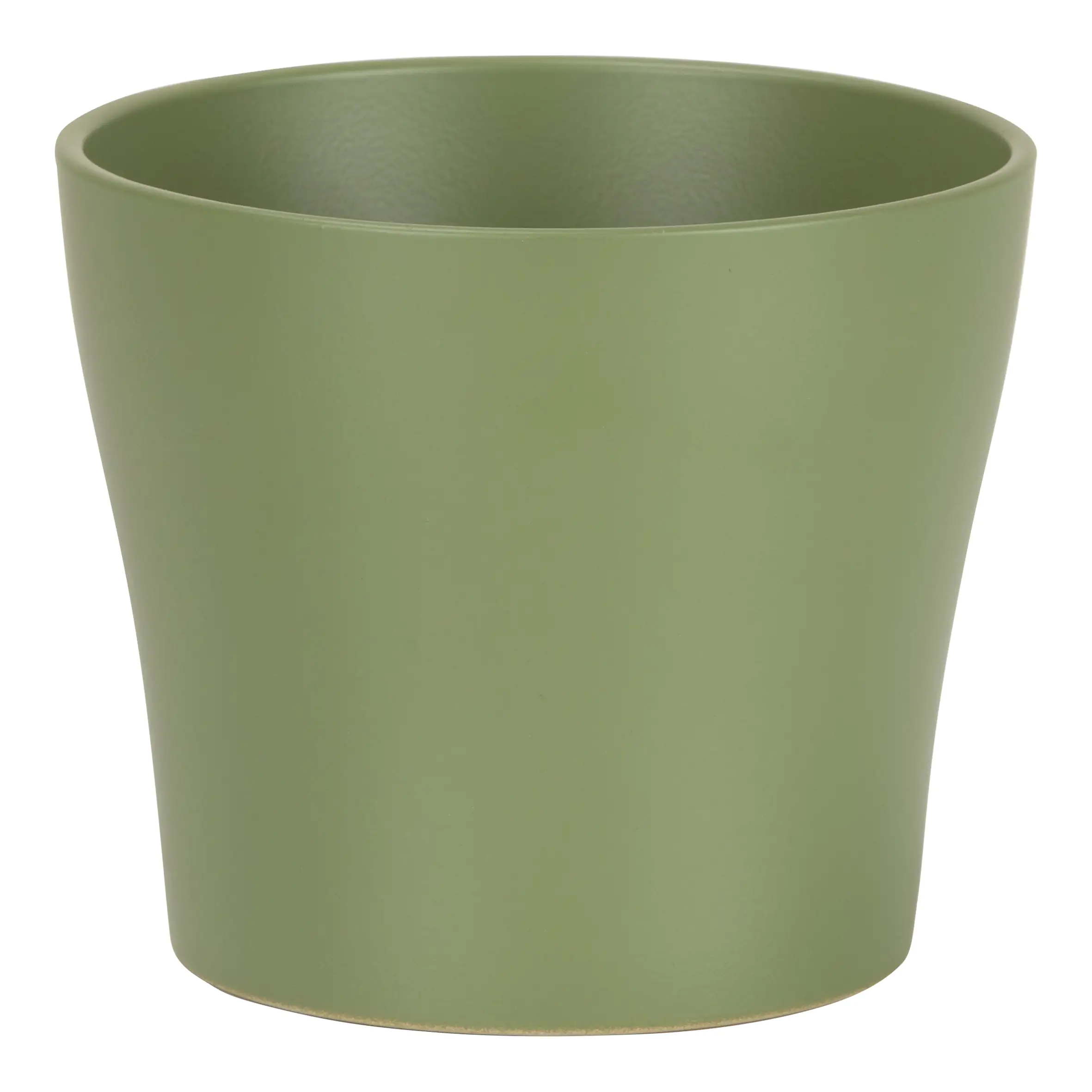 4002477622774 Scheurich Übertopf Serie 808 Ø 19 x 16 cm oliva