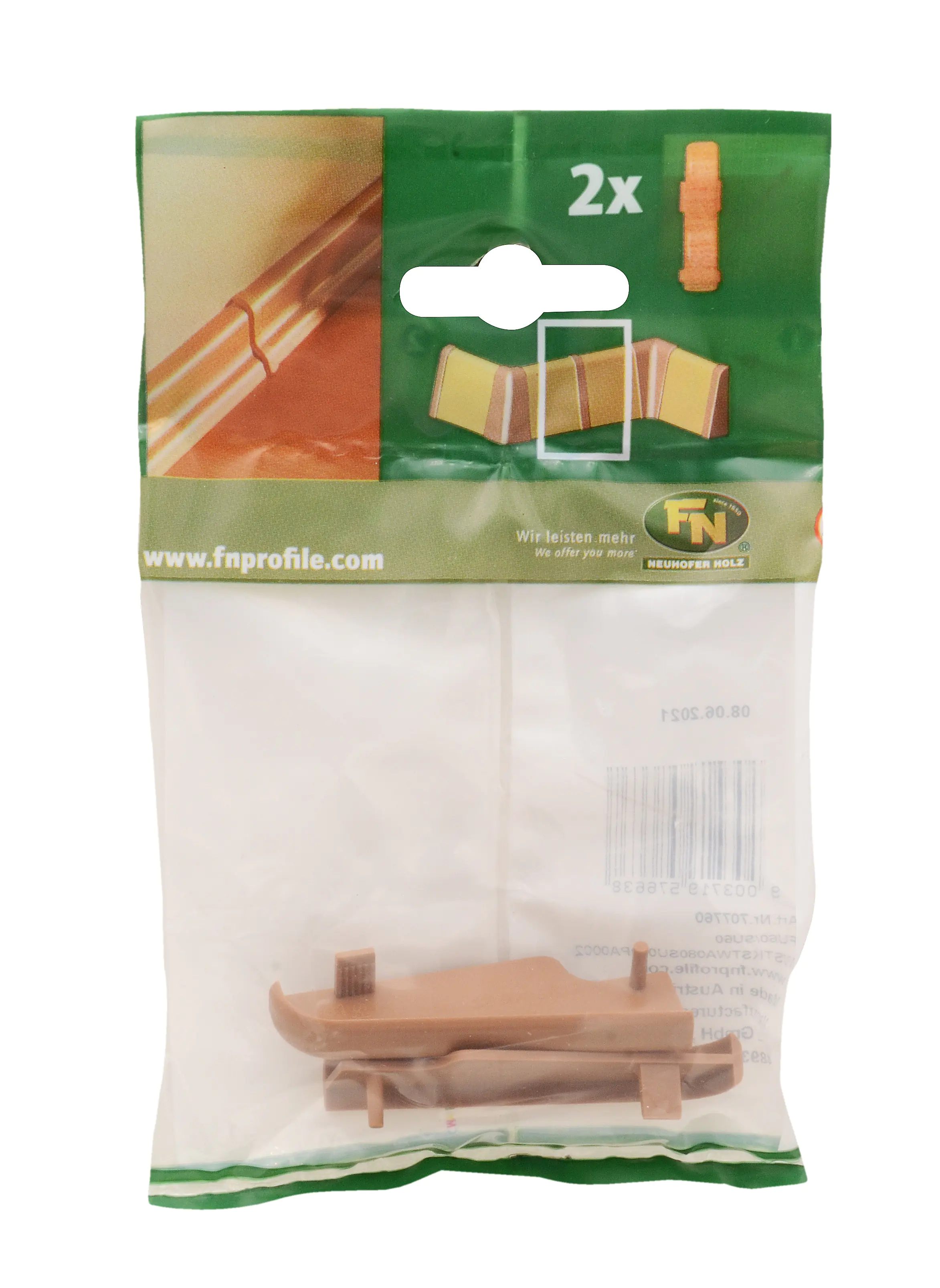 Neuhofer Zwischenstück für Fußleiste nuss