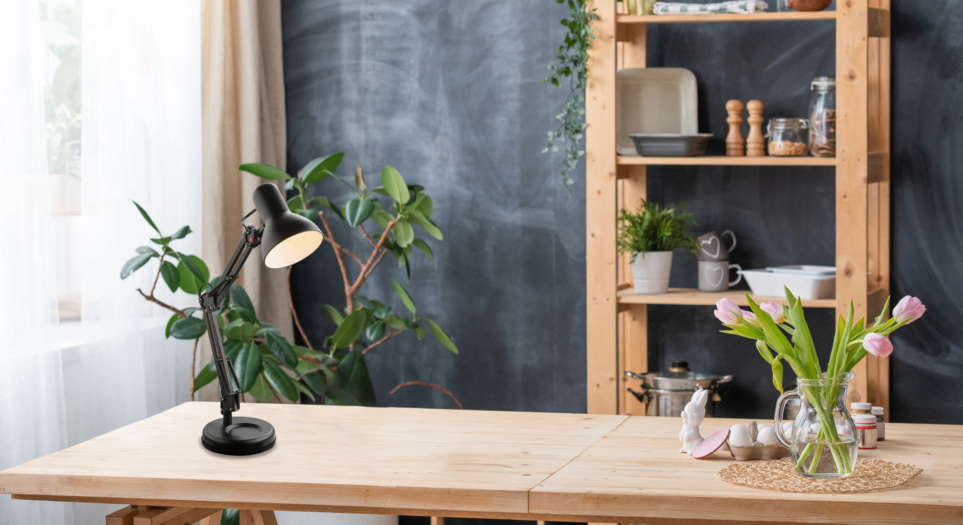 Globo Tischleuchte Famous 59 x 15 cm E27, max. 40 W