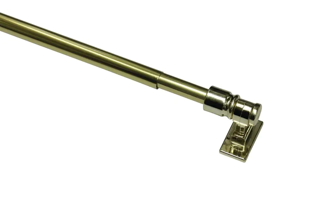 Gardinia Caféhausstange California messing, 120 - 225 cm, Ø 12 mm