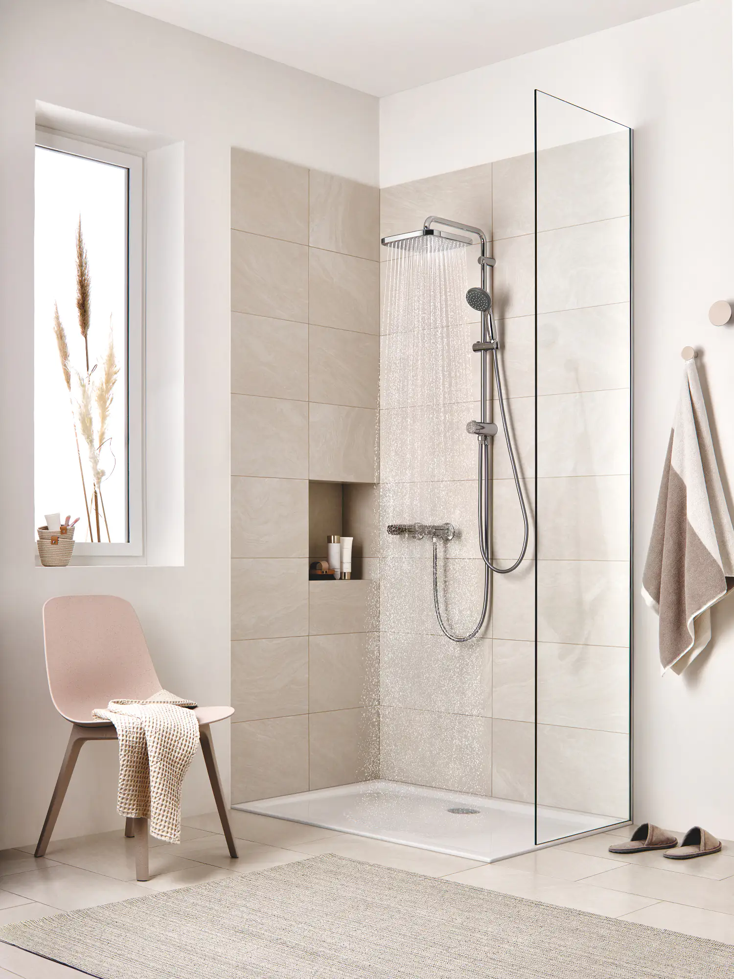 4005176929083_2500354 Grohe Handbrause Vitalio Start 1 Strahlart, verchromt