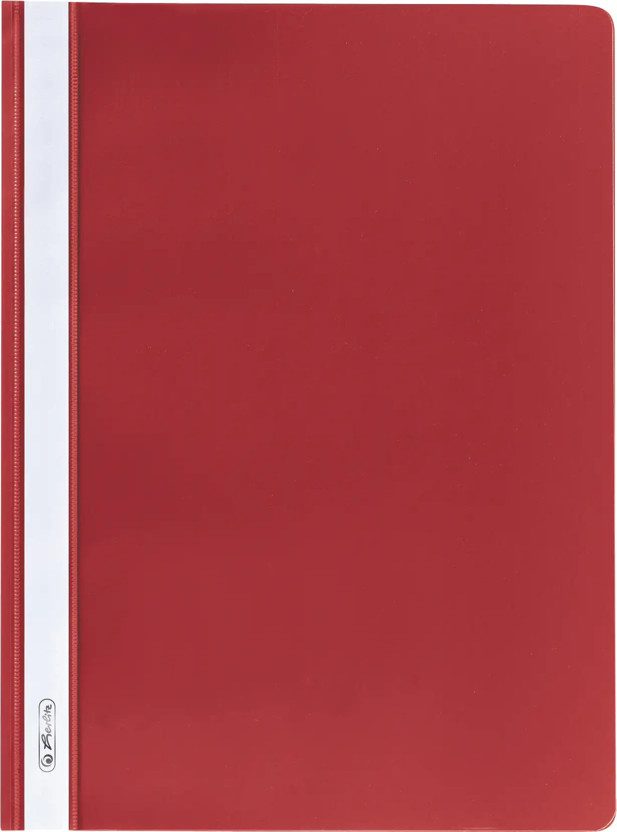 herlitz Schnellhefter A4 PP transparenter Vorderdeckel rot