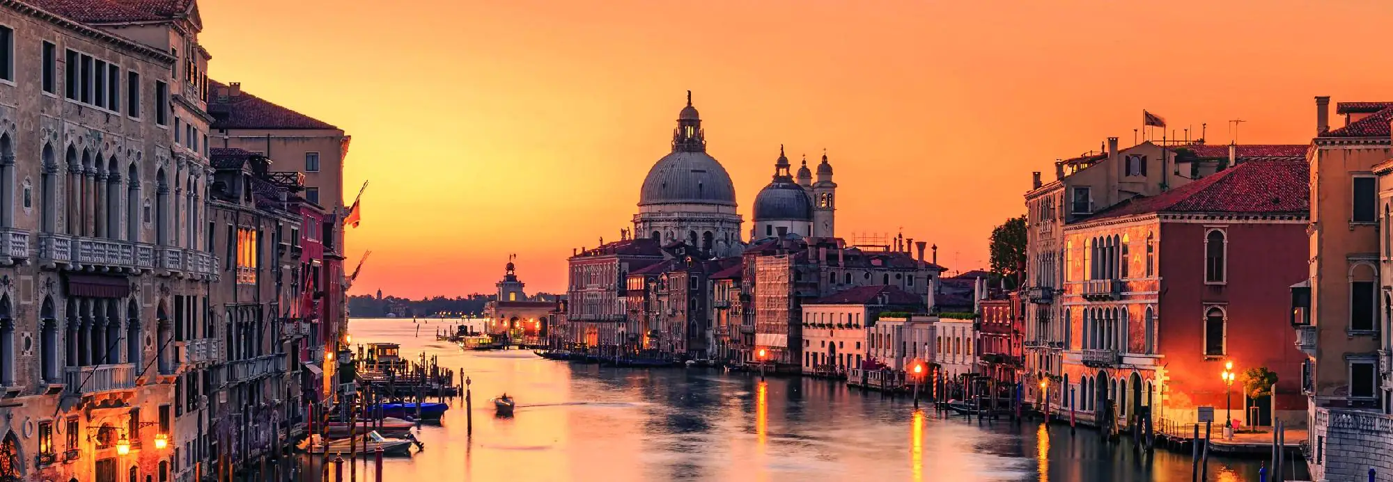 Deco-Panel Bild - Kanal in Venedig 155 x 53 cm