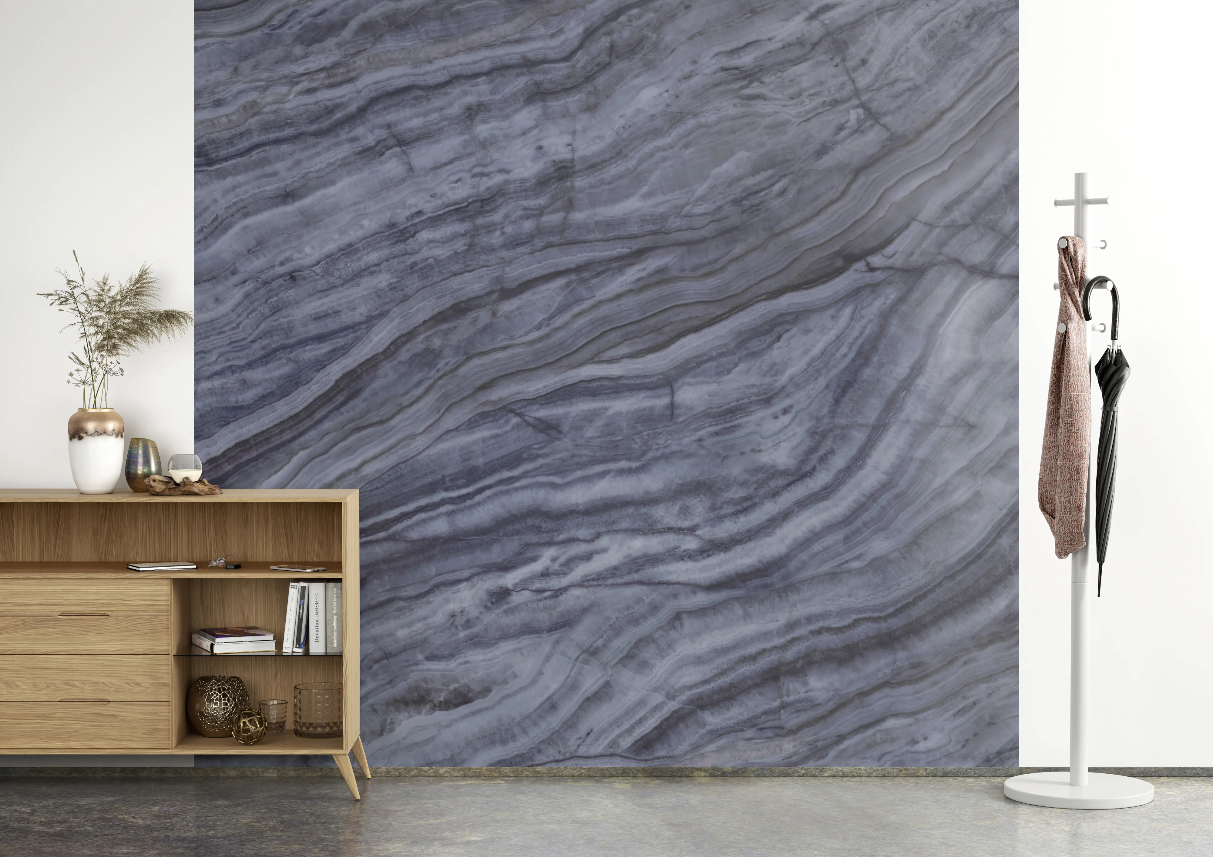 Rasch Vlies Fototapete 364583 Blau-Nachtblau Muster & Motive 2,65 m x 2,65 m