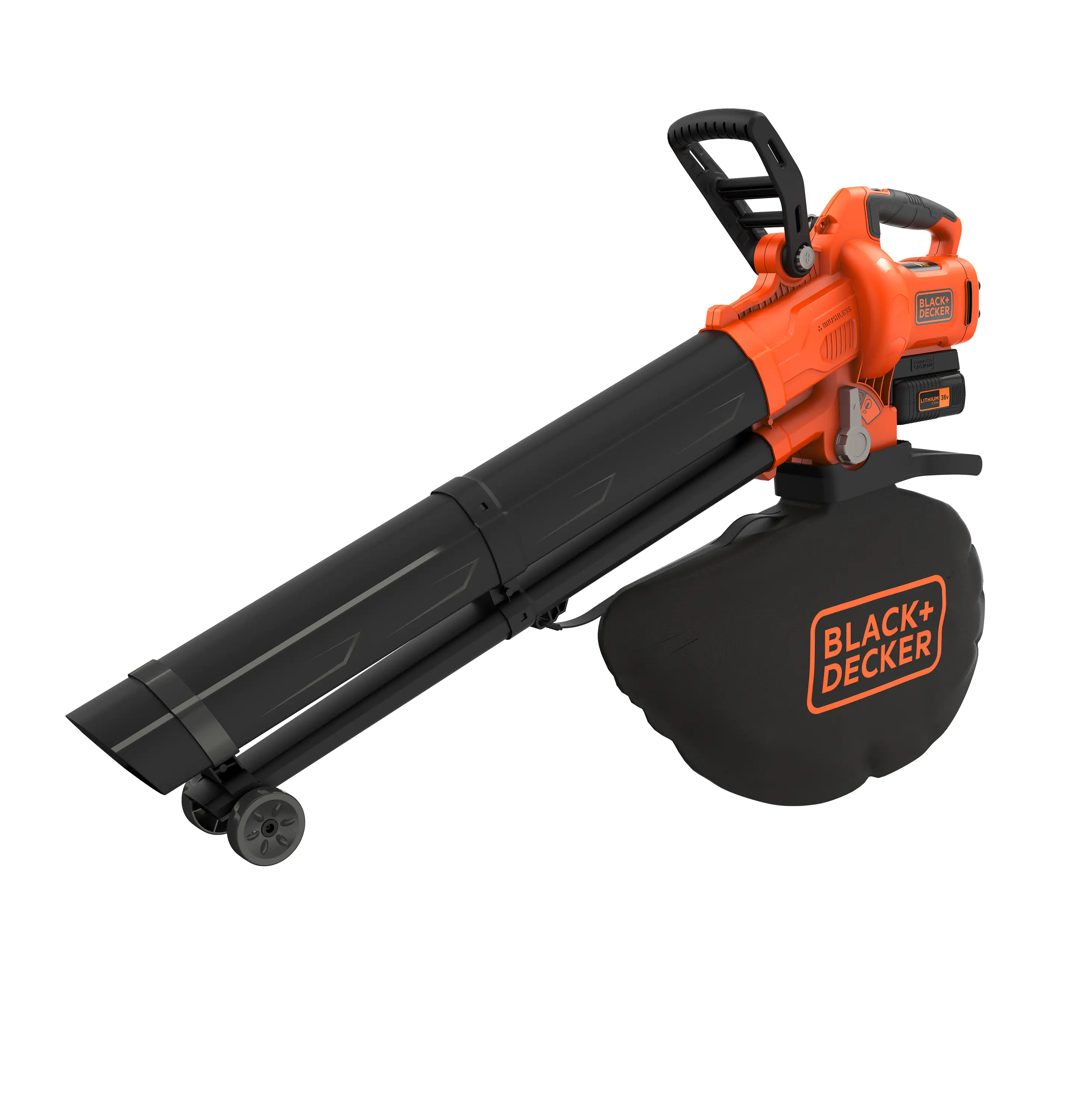 Black & Decker Akku Laubsauger/-bläser 3in1 36 V / 2,5 Ah Black & Decker Akku Laubsauger/-bläser 3in1 36 V / 2,5 Ah